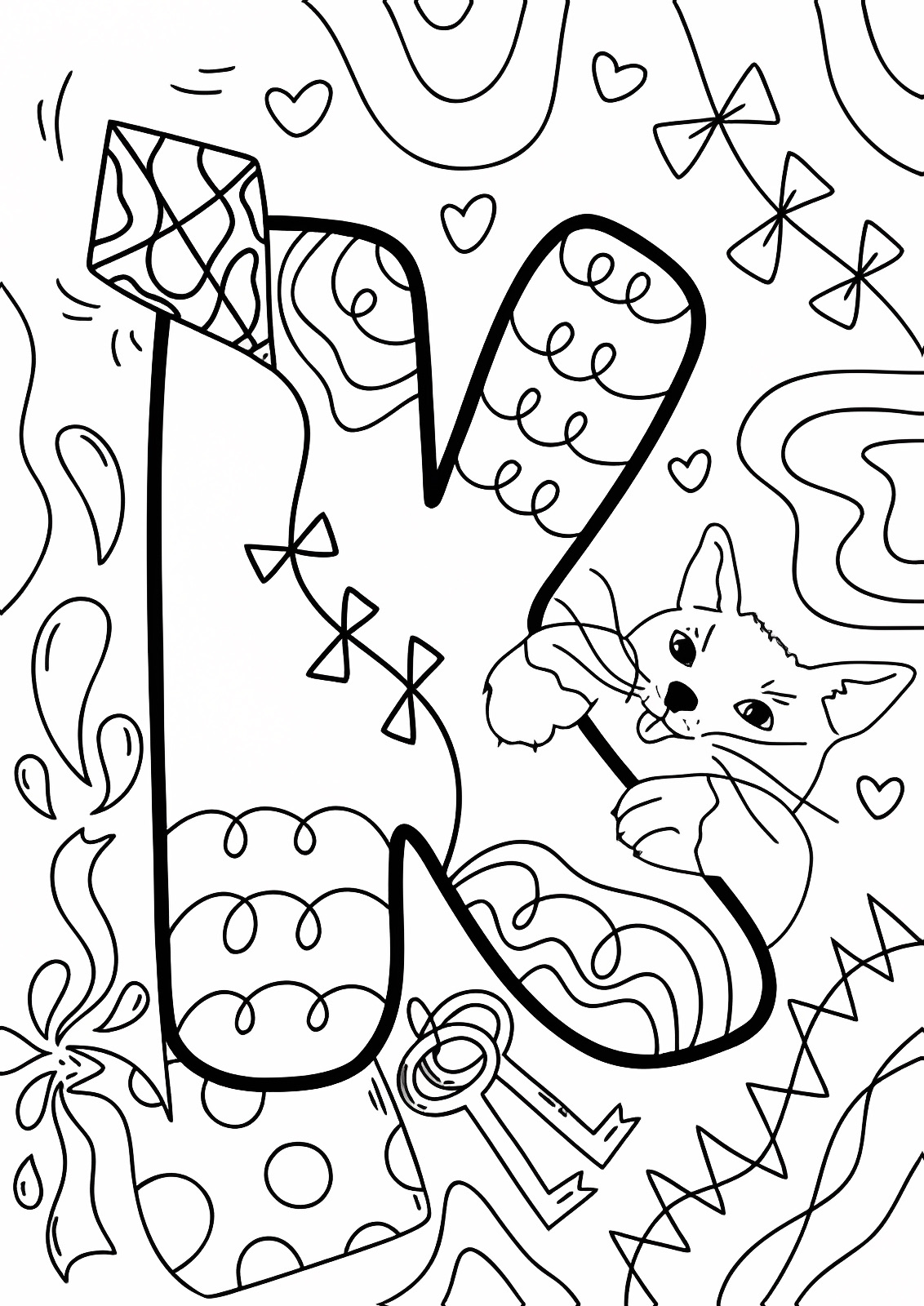 ABC pour les petits — Coloriage à imprimer gratuit