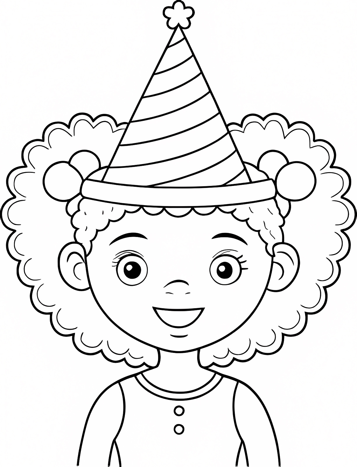 Party confetti — Free printable coloring page
