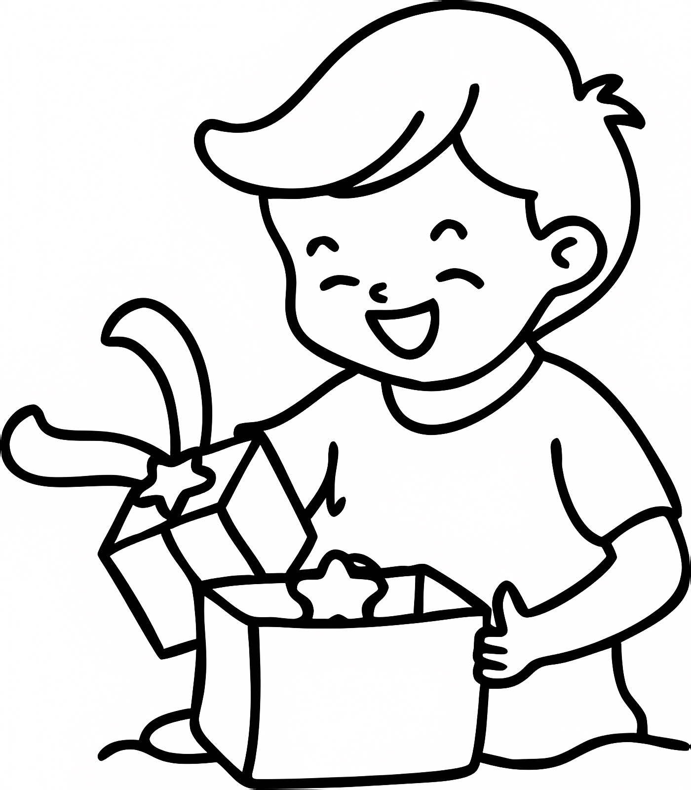 Gâteau d'anniversaire — Coloriage à imprimer gratuit