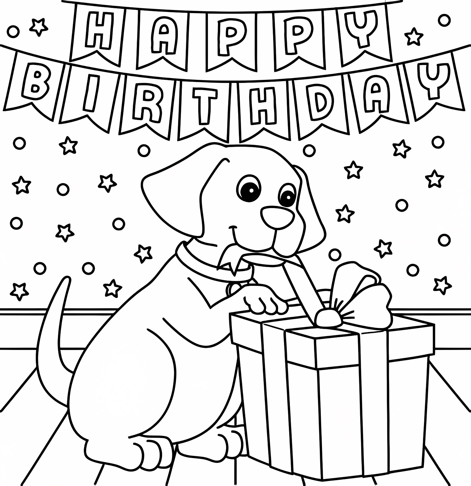 Enfant qui fête — Coloriage à imprimer gratuit