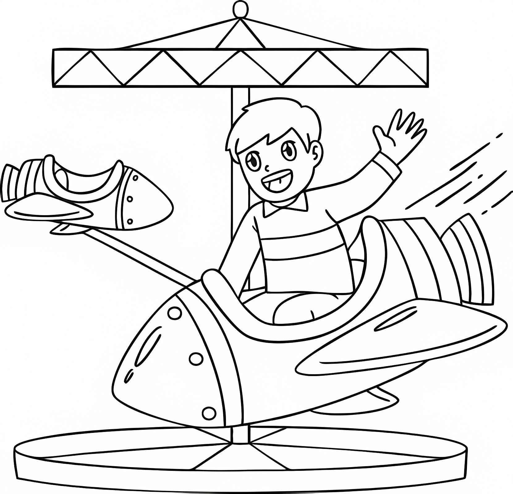 Danseur de carnaval — Coloriage à imprimer gratuit