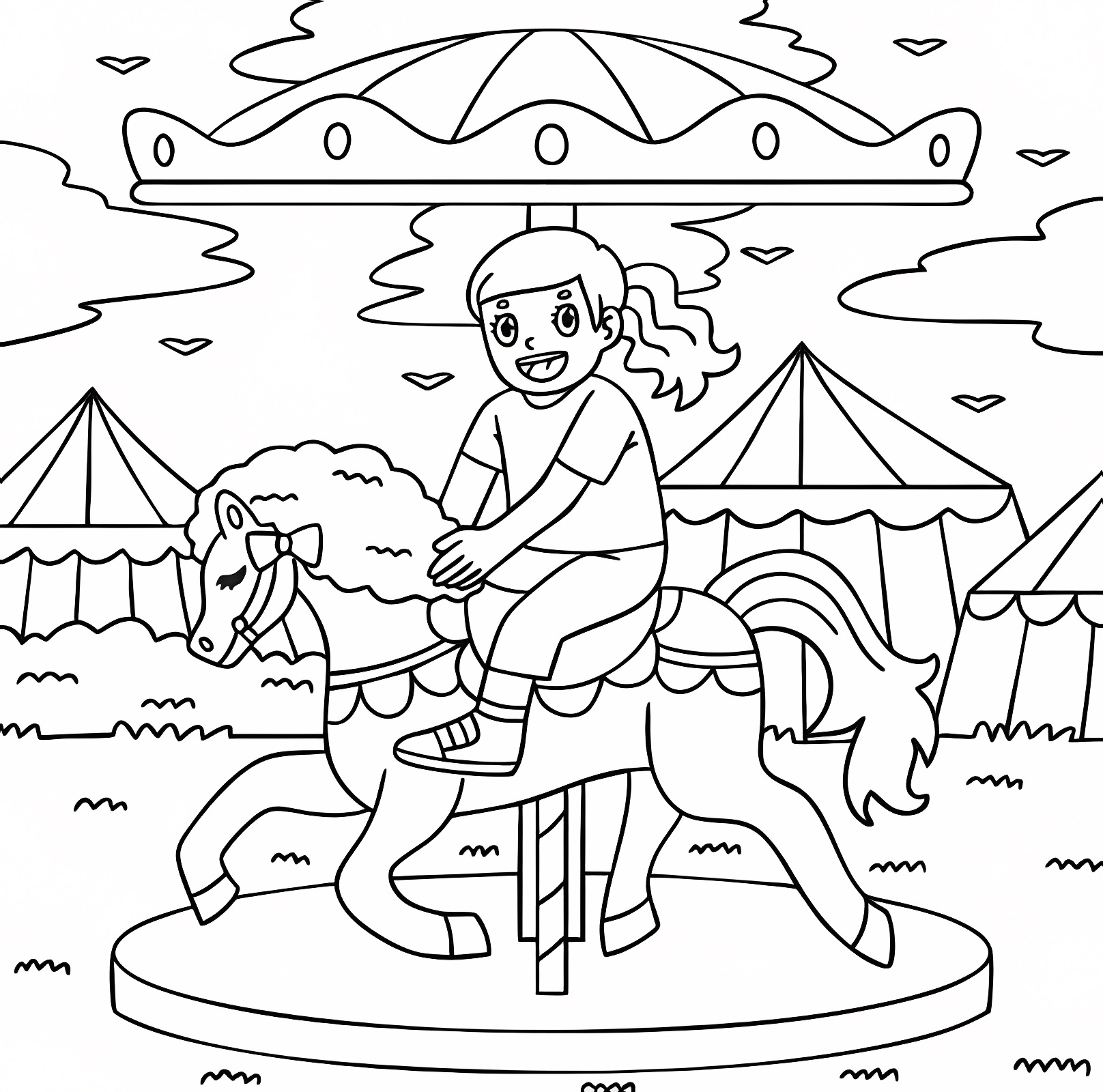 Costume coloré — Coloriage à imprimer gratuit