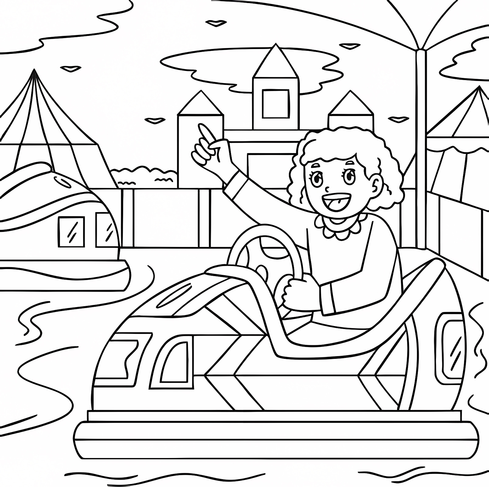 Carnaval festif — Coloriage à imprimer gratuit