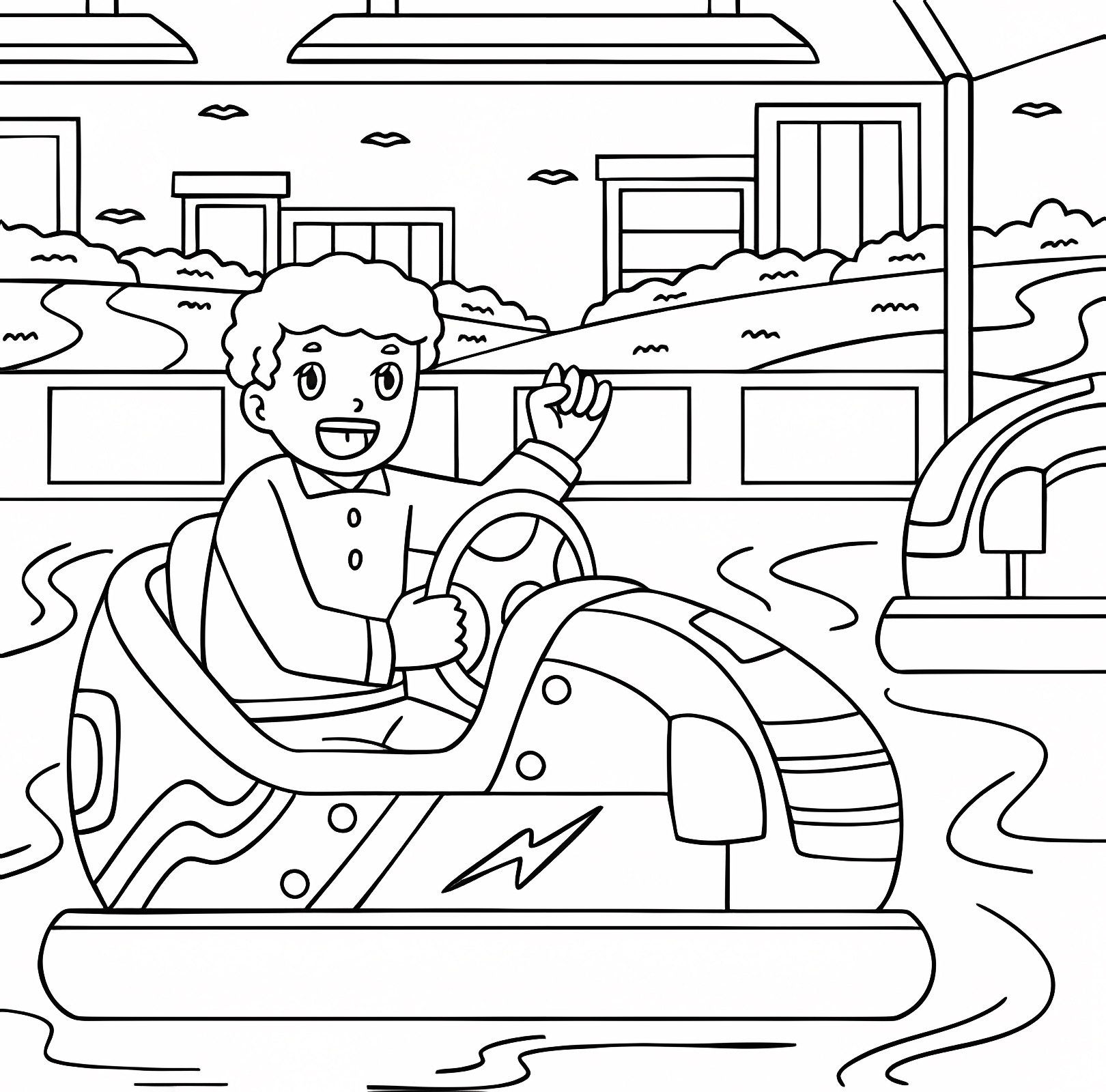 Parade de carnaval — Coloriage à imprimer gratuit