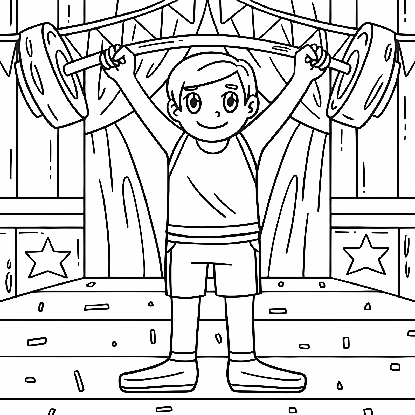 Danseur de carnaval — Coloriage à imprimer gratuit