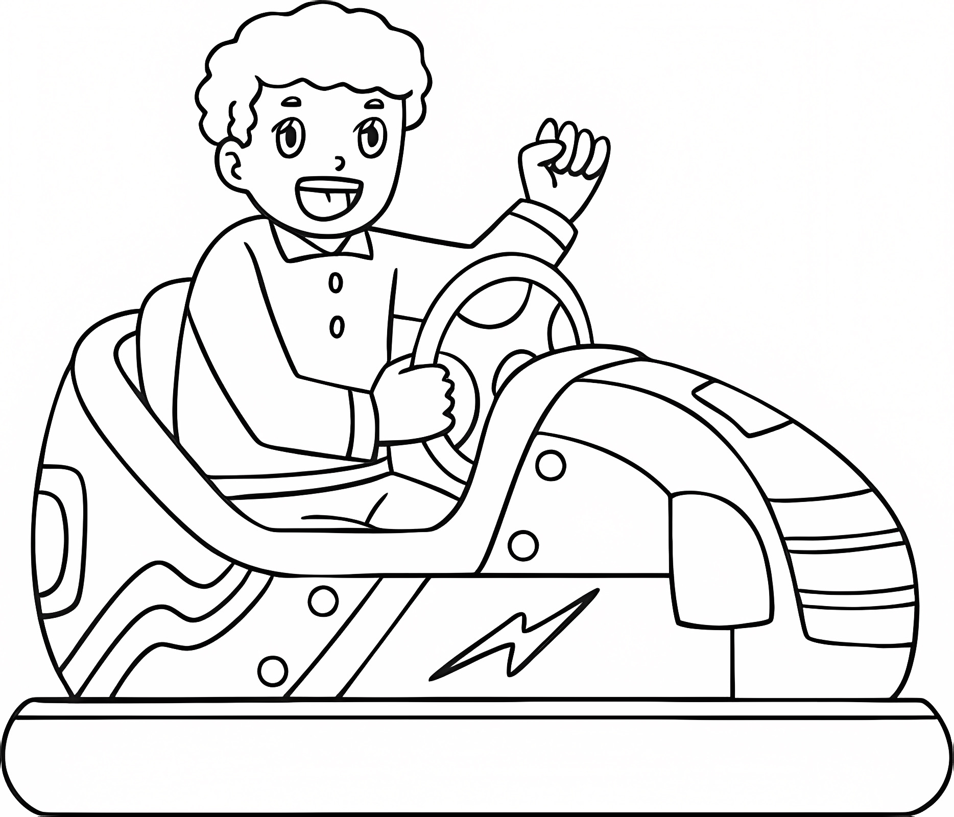 Danseur de carnaval — Coloriage à imprimer gratuit