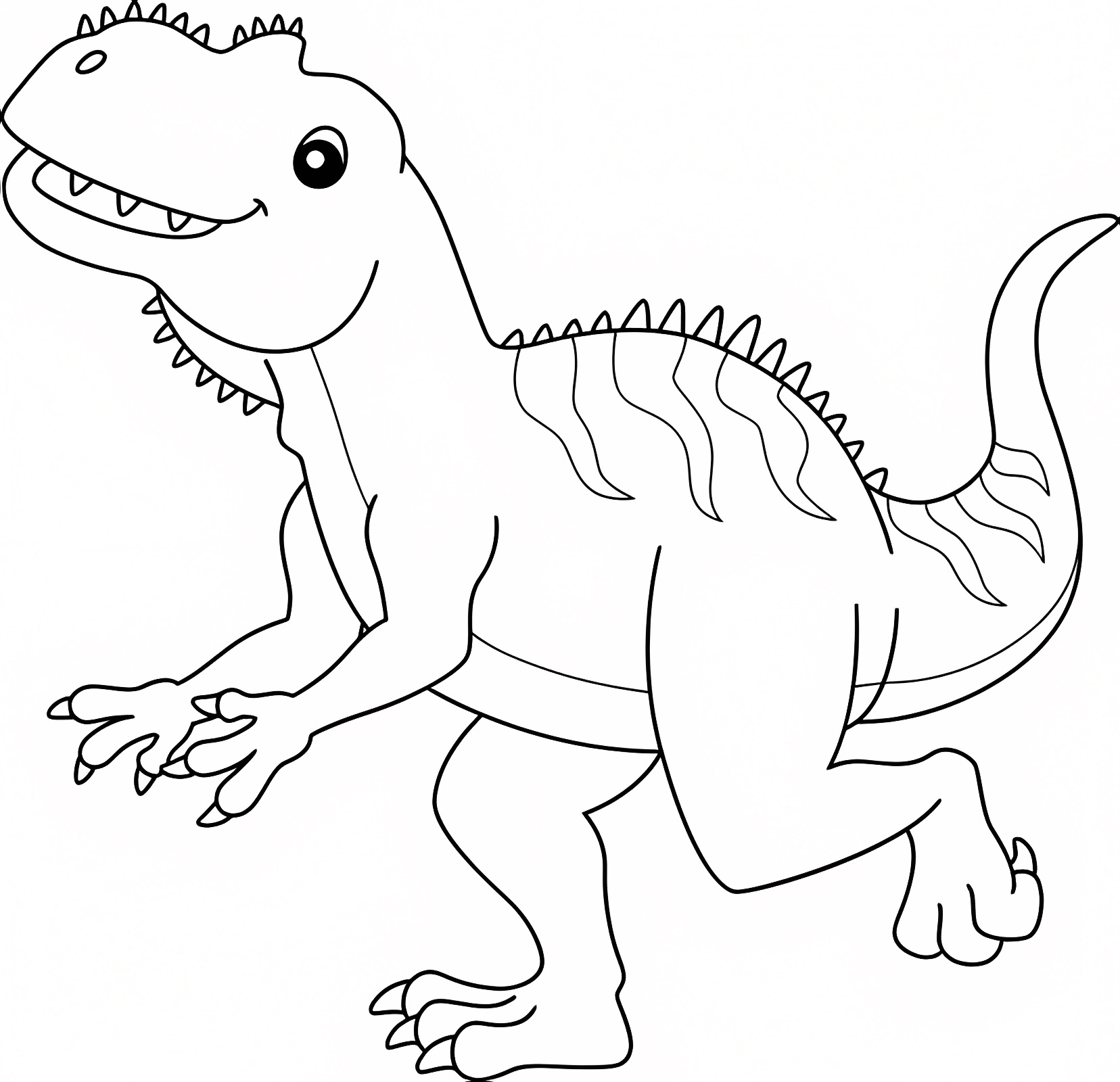 Tricératops — Coloriage à imprimer gratuit