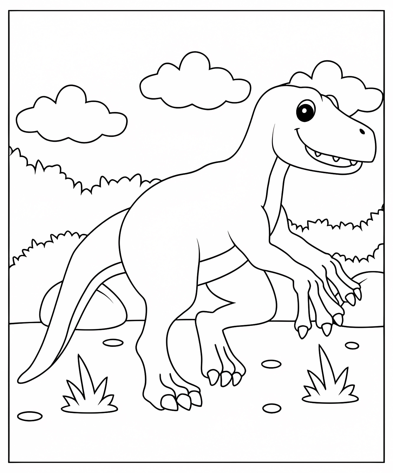 Stégosaure — Coloriage à imprimer gratuit
