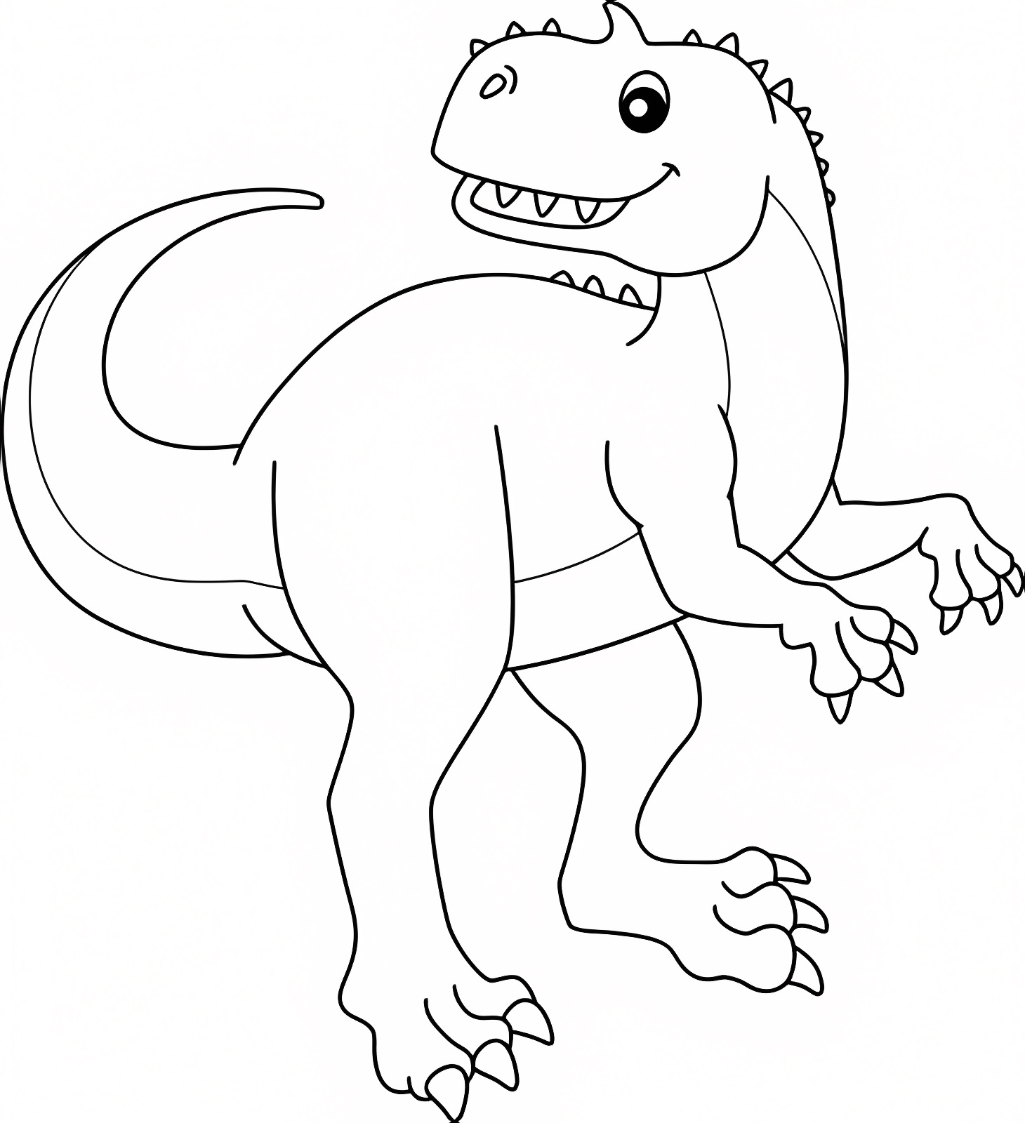 Vélociraptor — Coloriage à imprimer gratuit