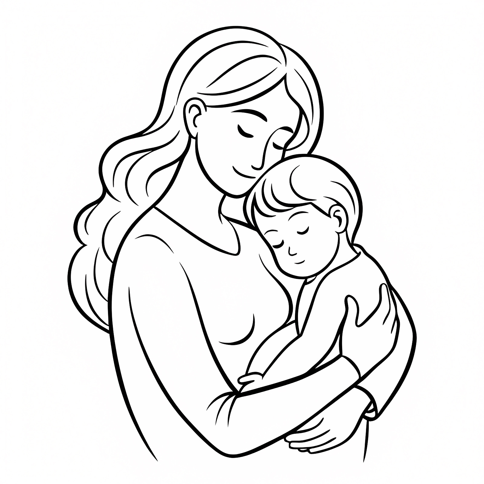 Gift for mom — Free printable coloring page
