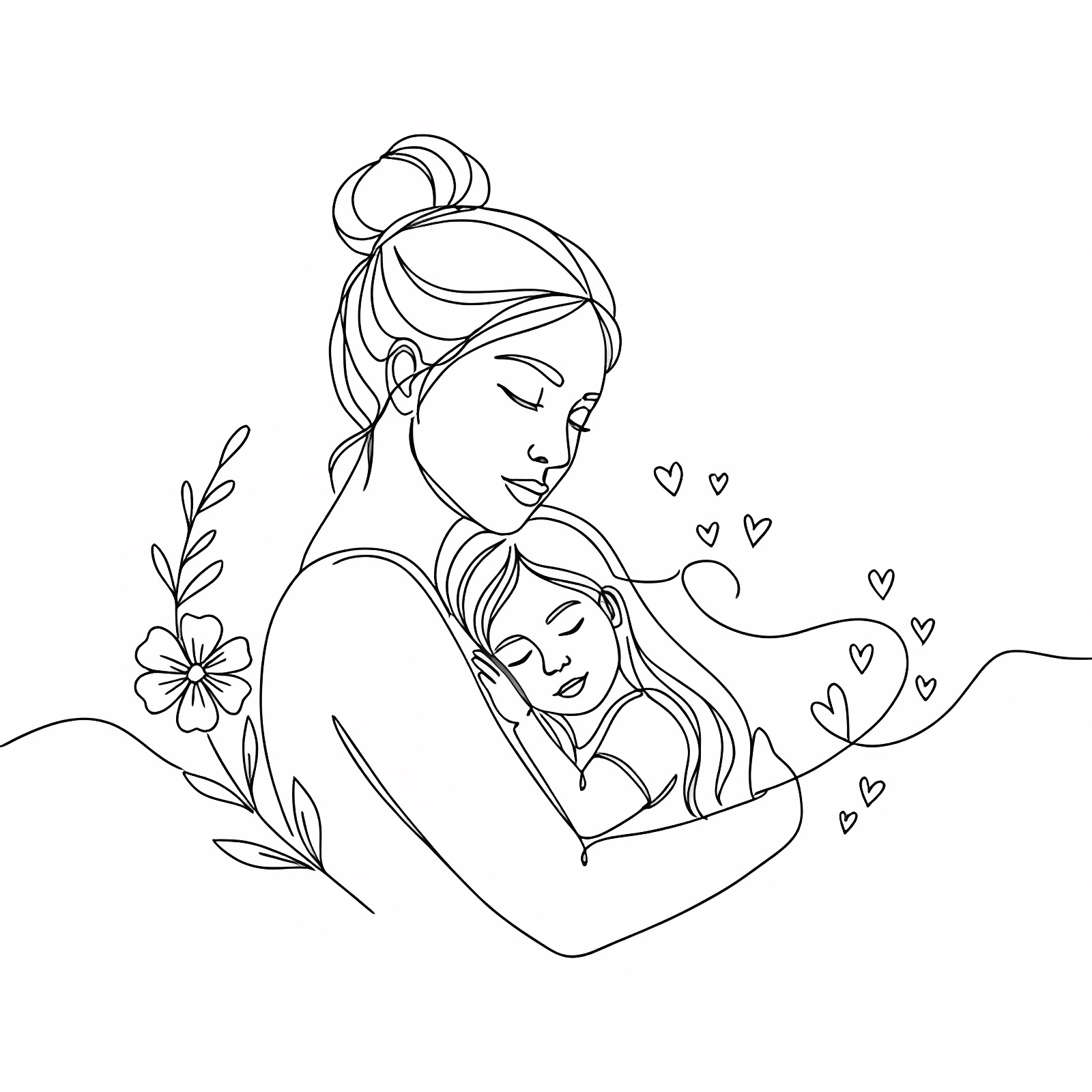 Super maman — Coloriage à imprimer gratuit