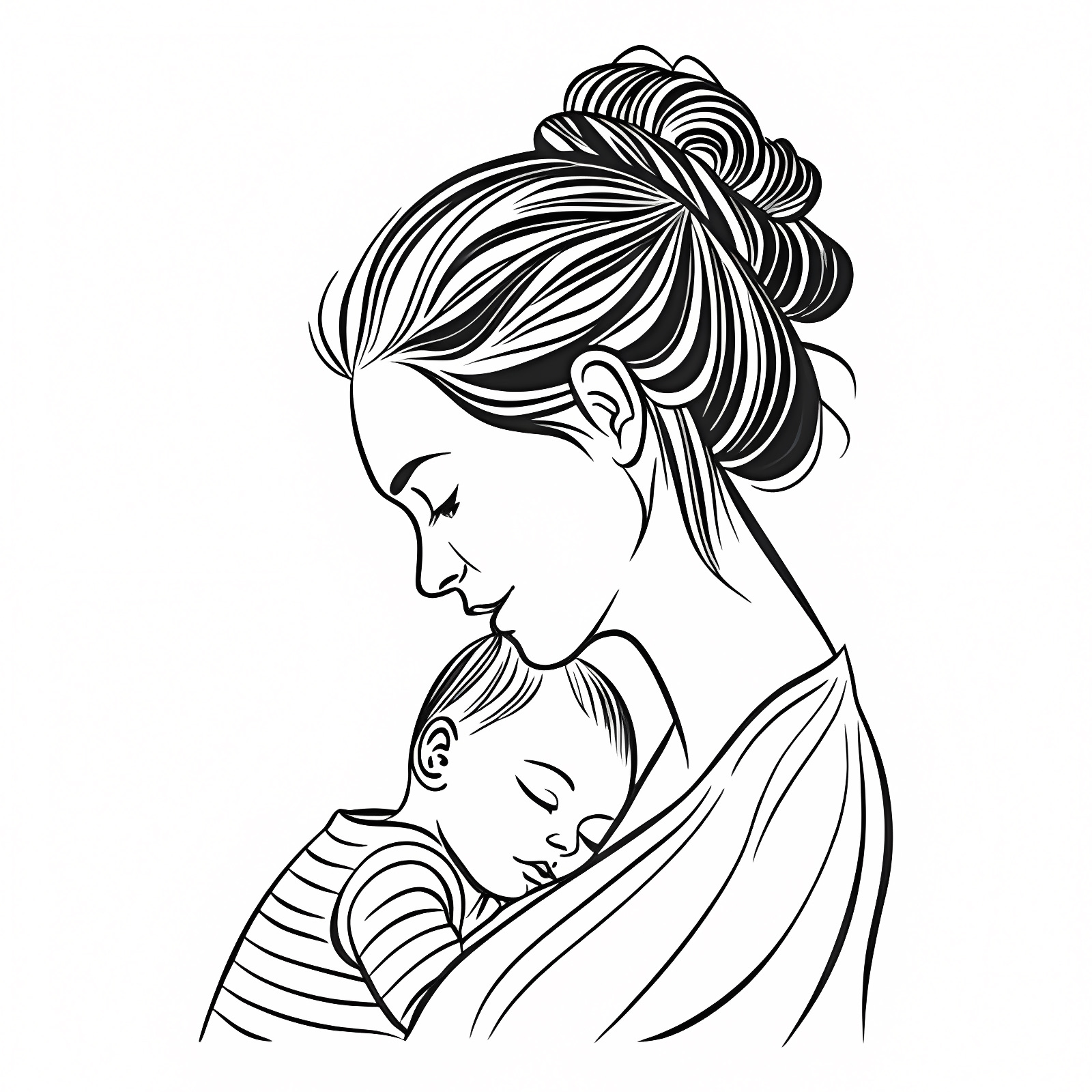 Bouquet de fleurs — Coloriage à imprimer gratuit