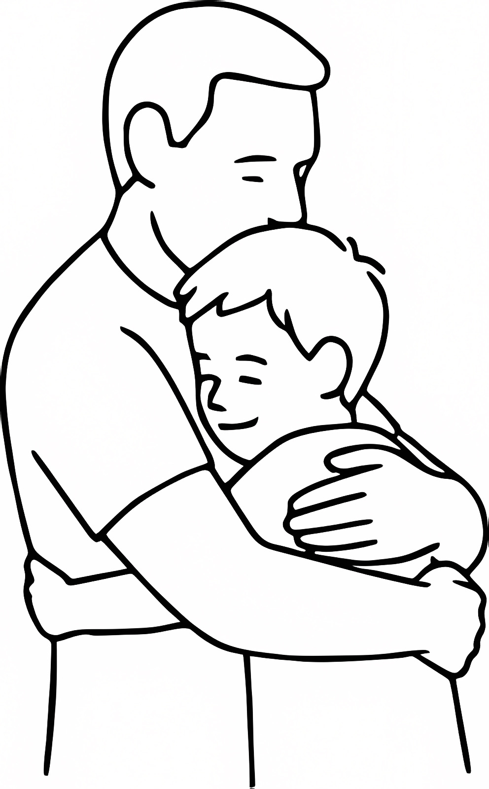 Gift for dad — Free printable coloring page