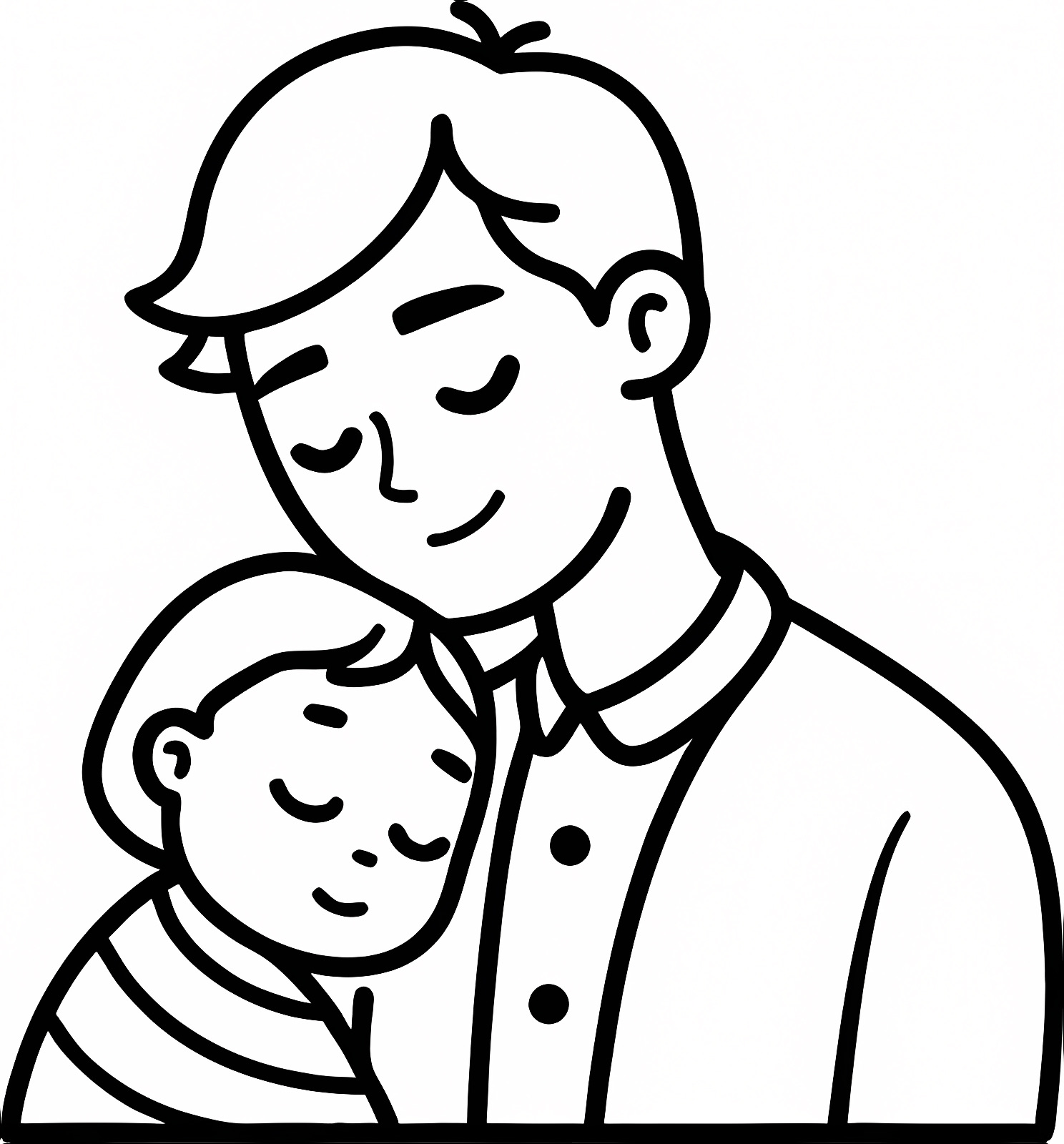 Gift for dad — Free printable coloring page