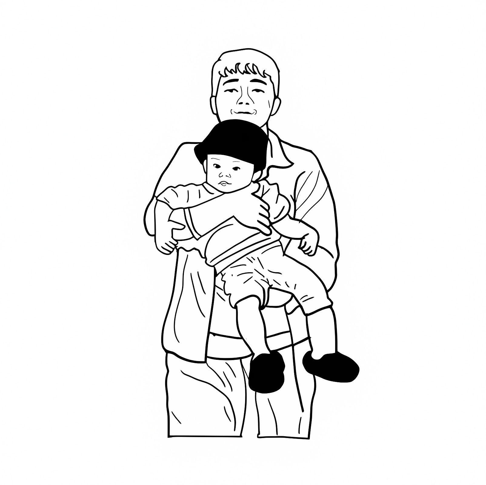 Gift for dad — Free printable coloring page