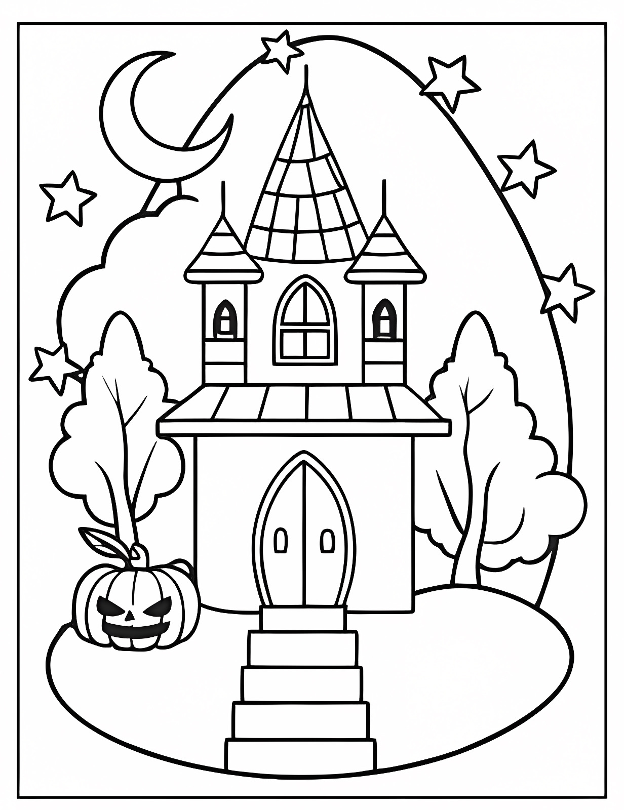 Squelette dansant — Coloriage à imprimer gratuit