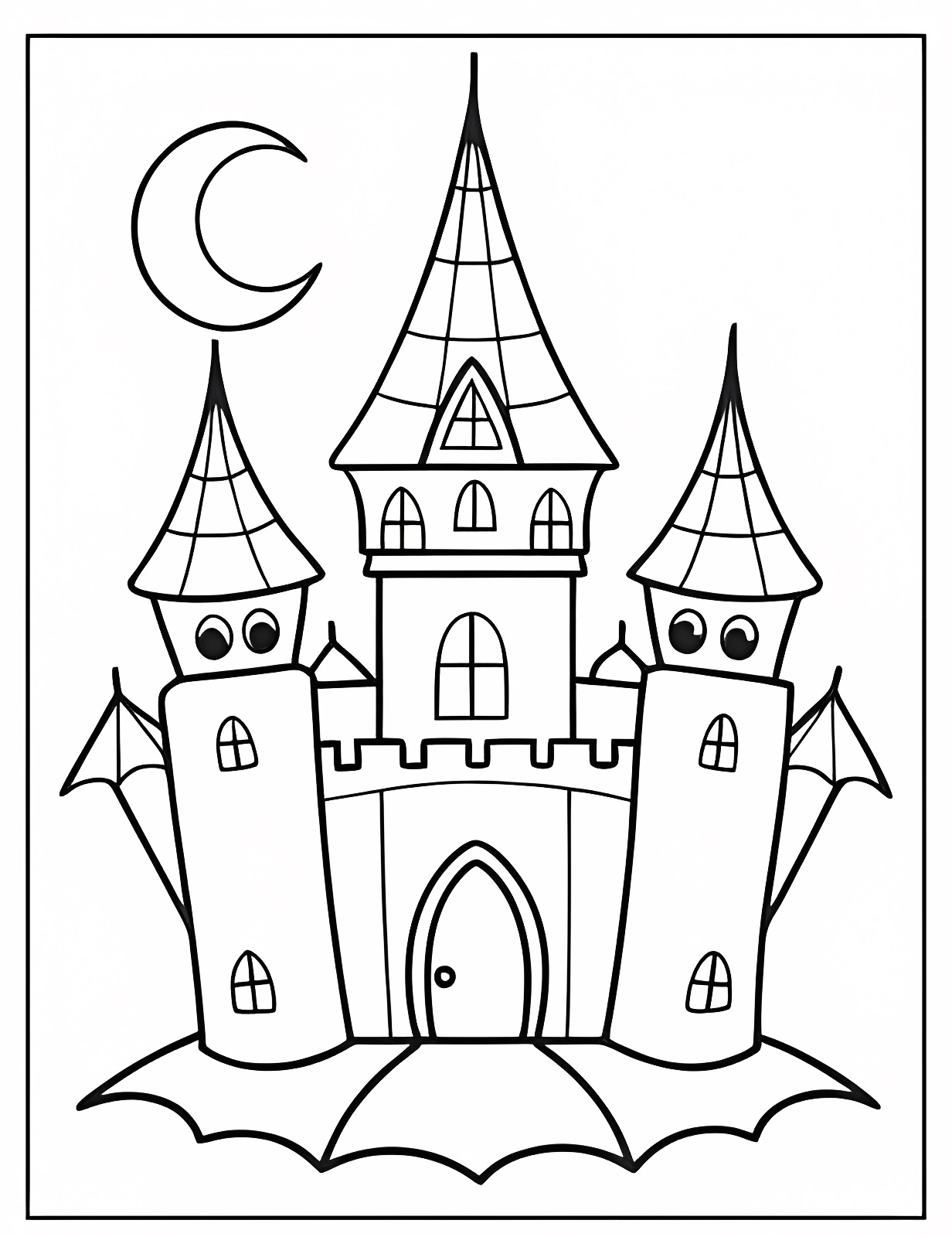 Squelette dansant — Coloriage à imprimer gratuit