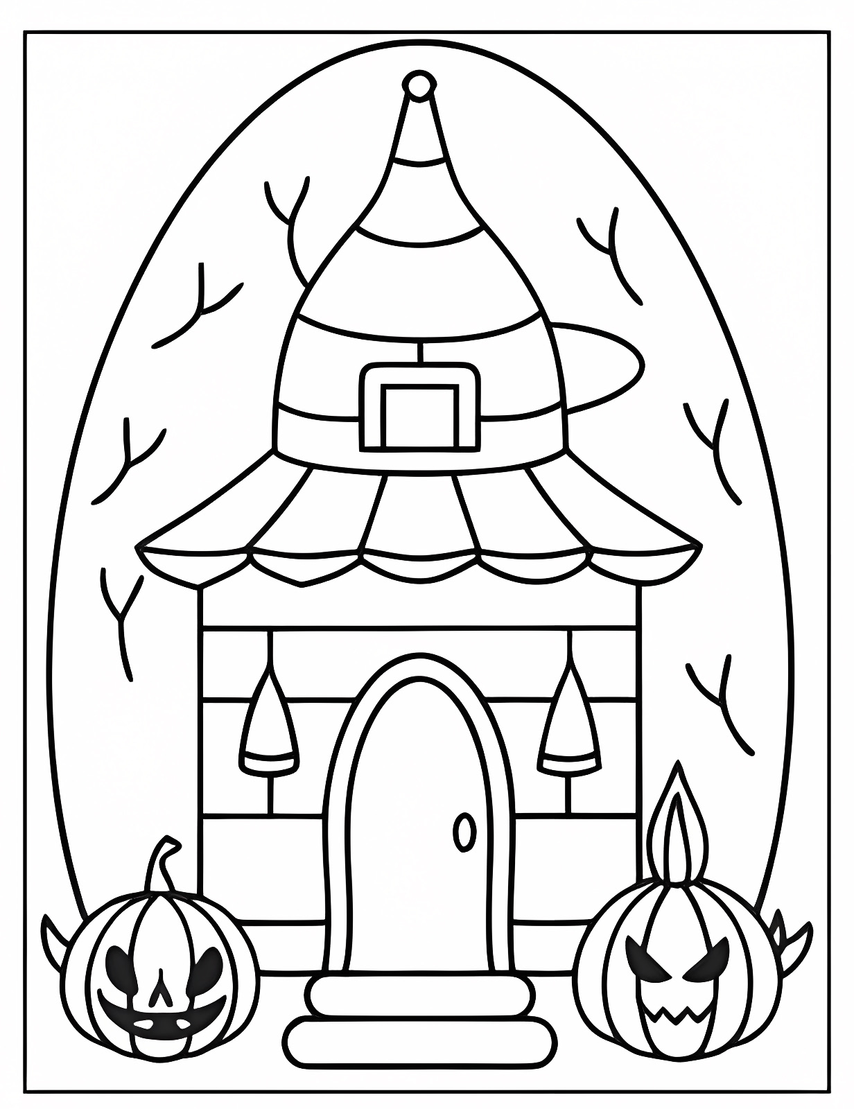 Monstre mignon — Coloriage à imprimer gratuit