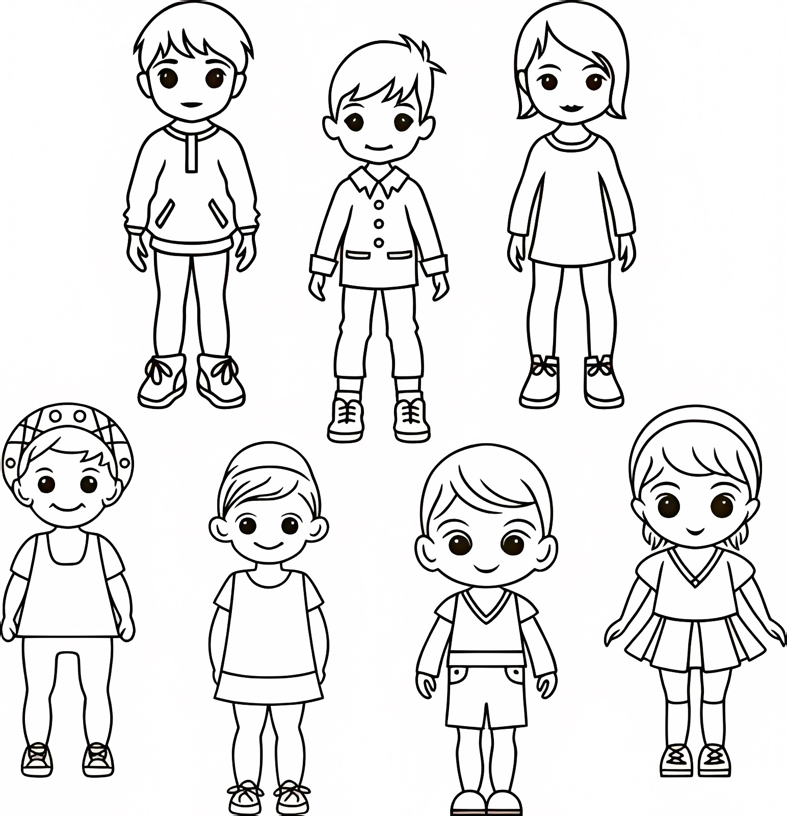 Airplane pilot — Free printable coloring page