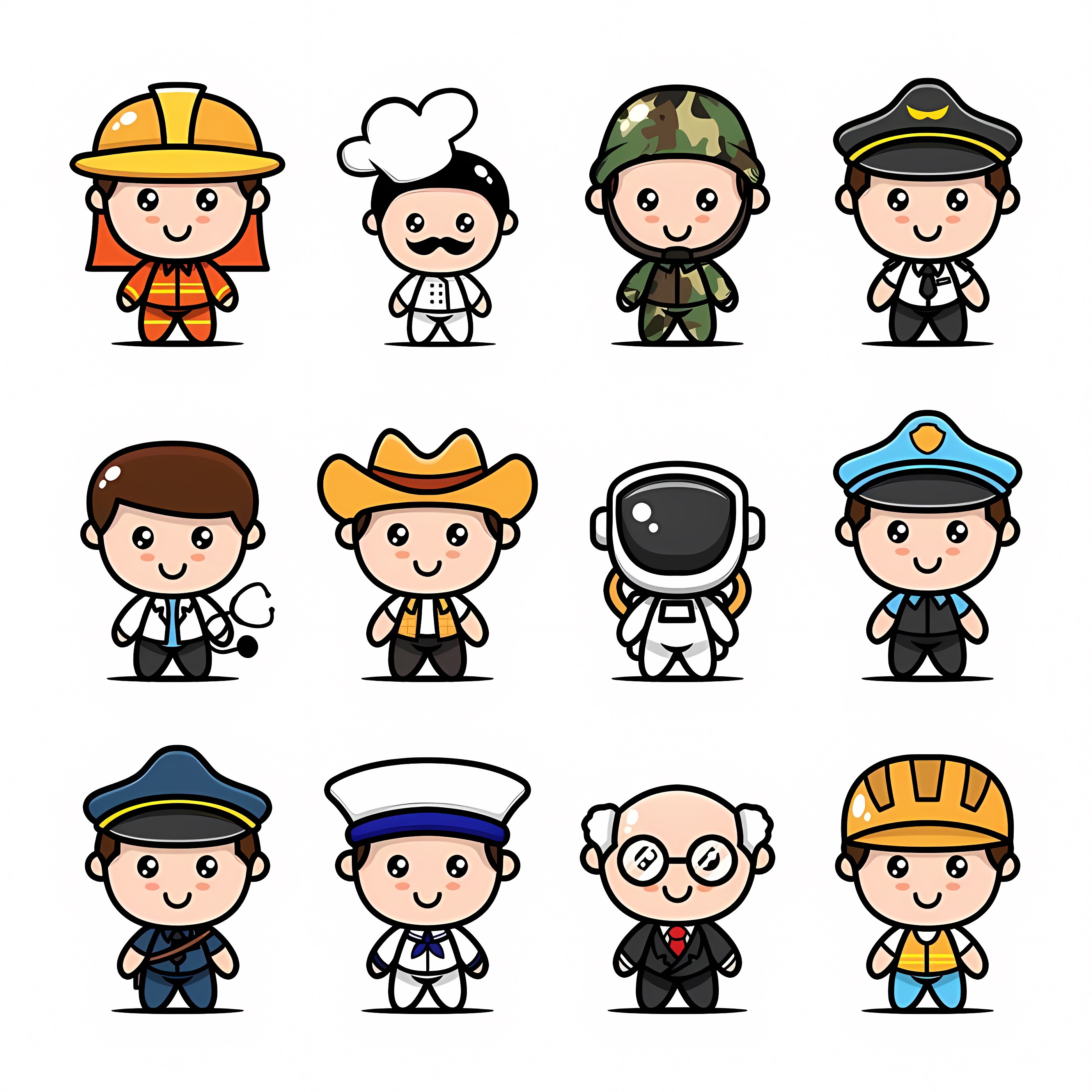 Farmer in the garden — Free printable coloring page