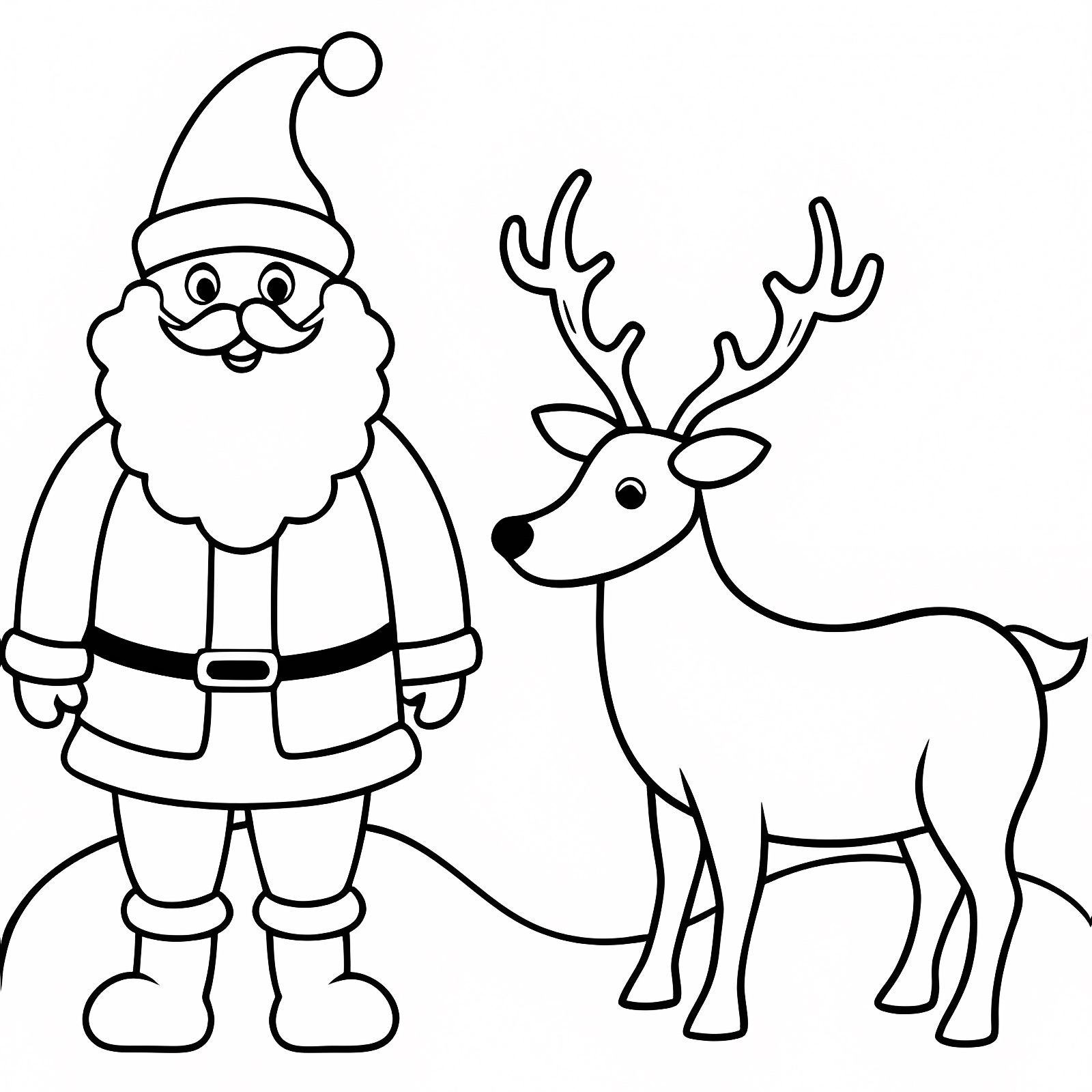 Sapin de Noël décoré — Coloriage à imprimer gratuit
