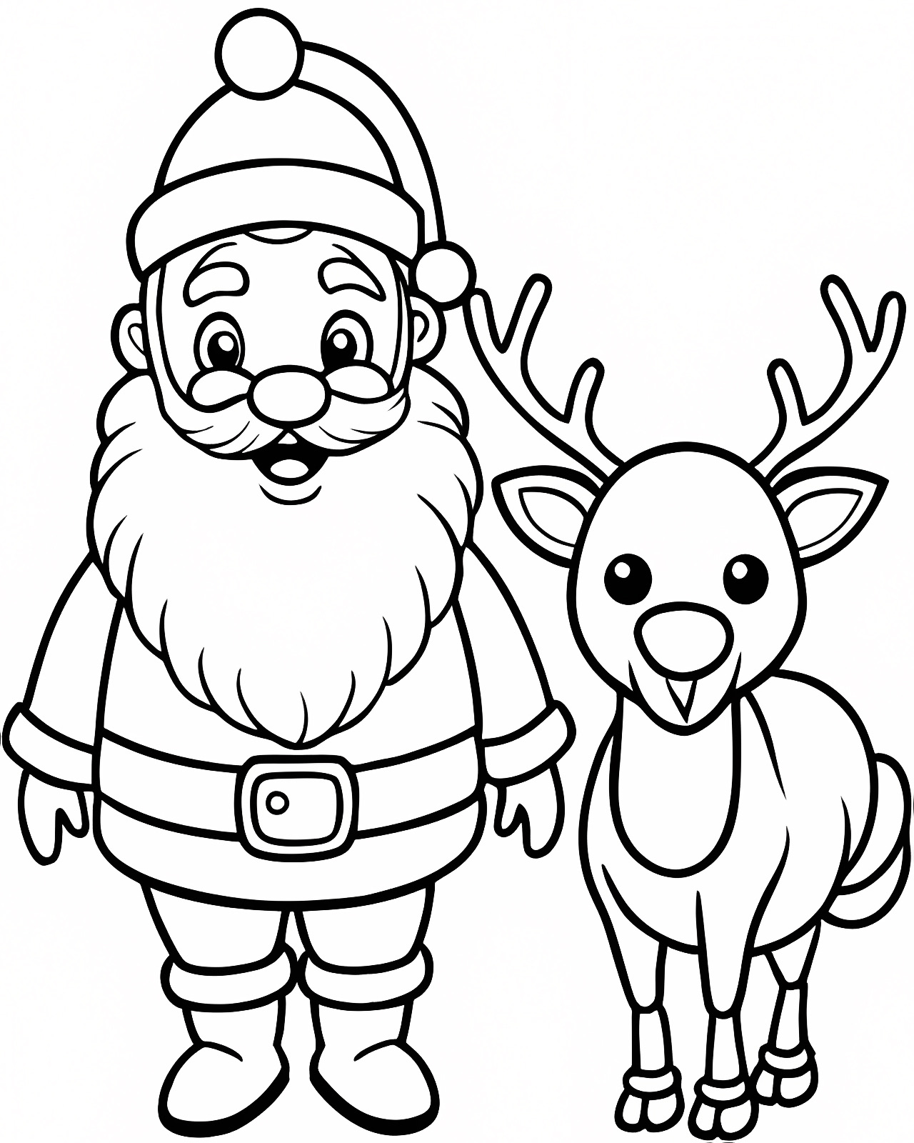 Sapin de Noël décoré — Coloriage à imprimer gratuit