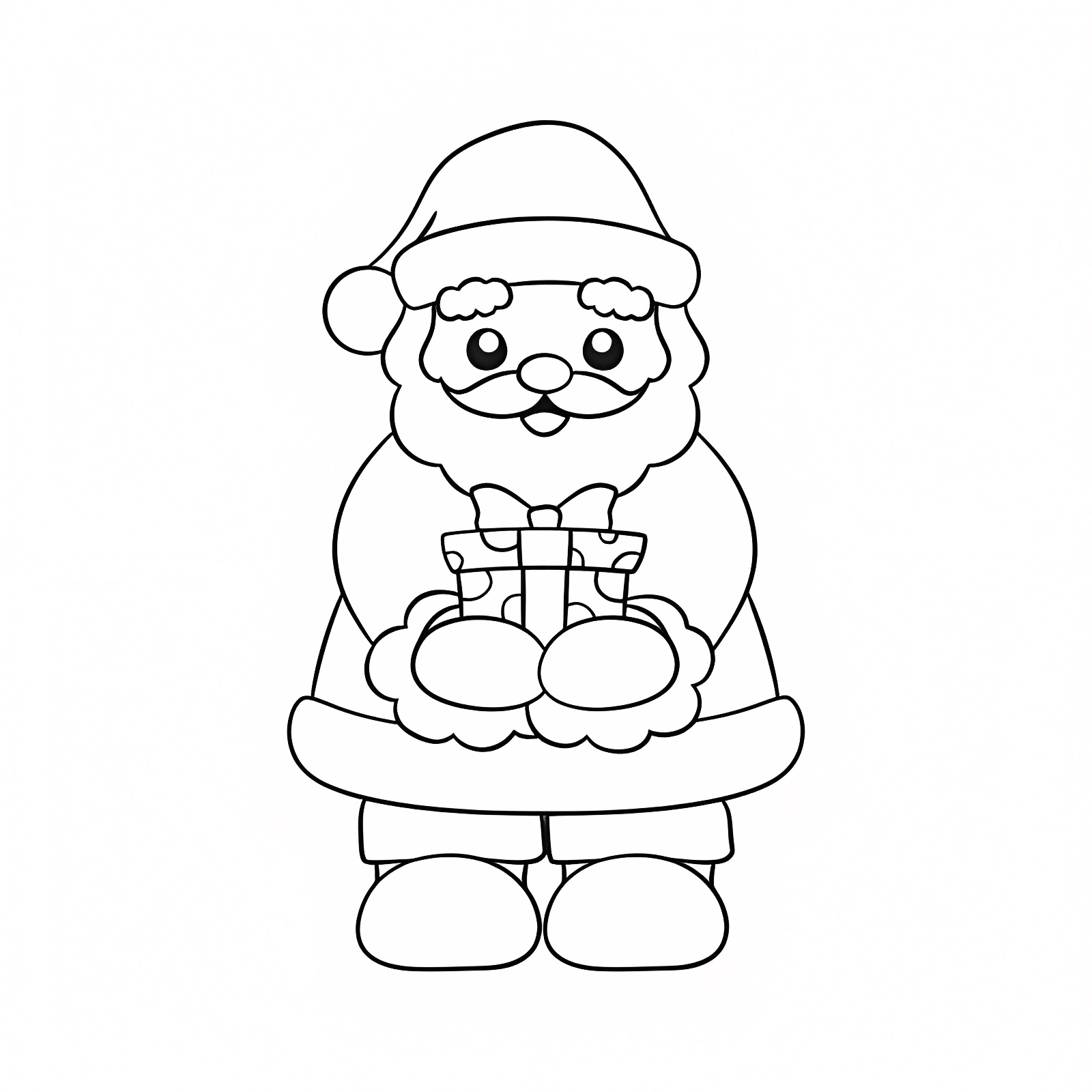 Renne de Noël — Coloriage à imprimer gratuit