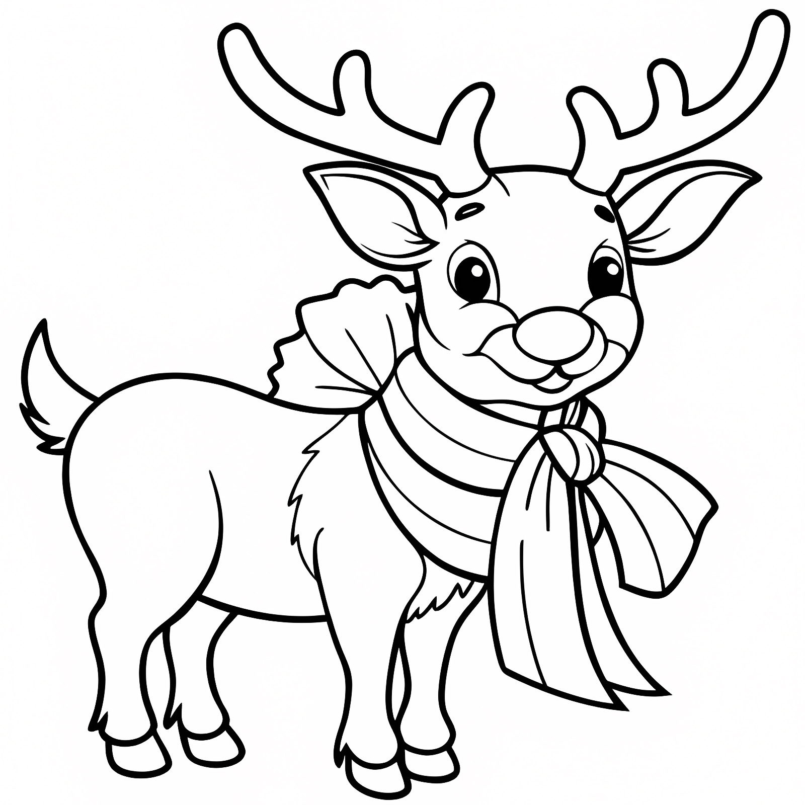 Cheminée de Noël — Coloriage à imprimer gratuit