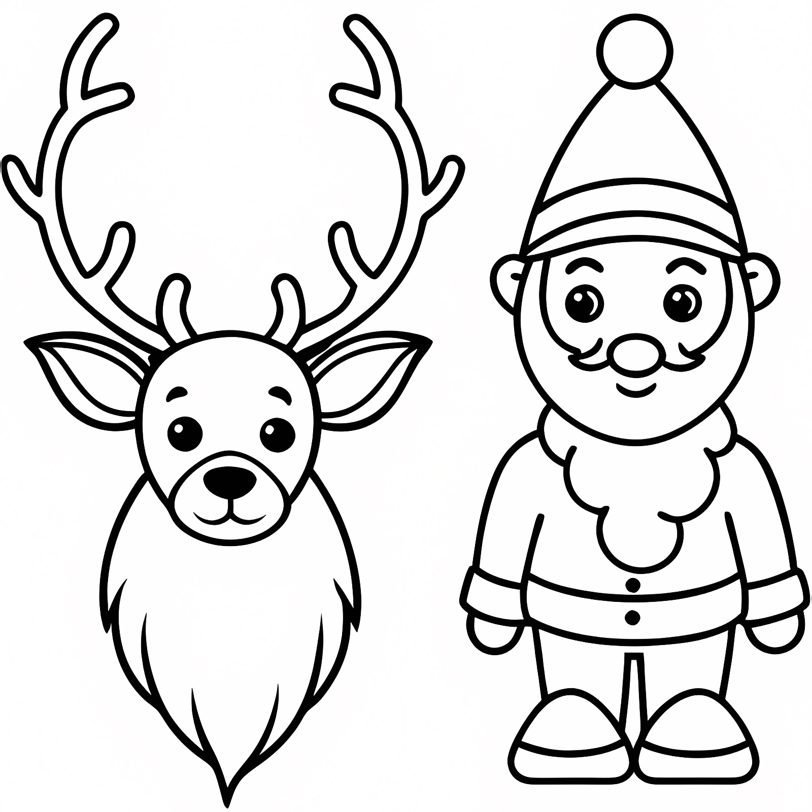 Bonhomme de neige — Coloriage à imprimer gratuit