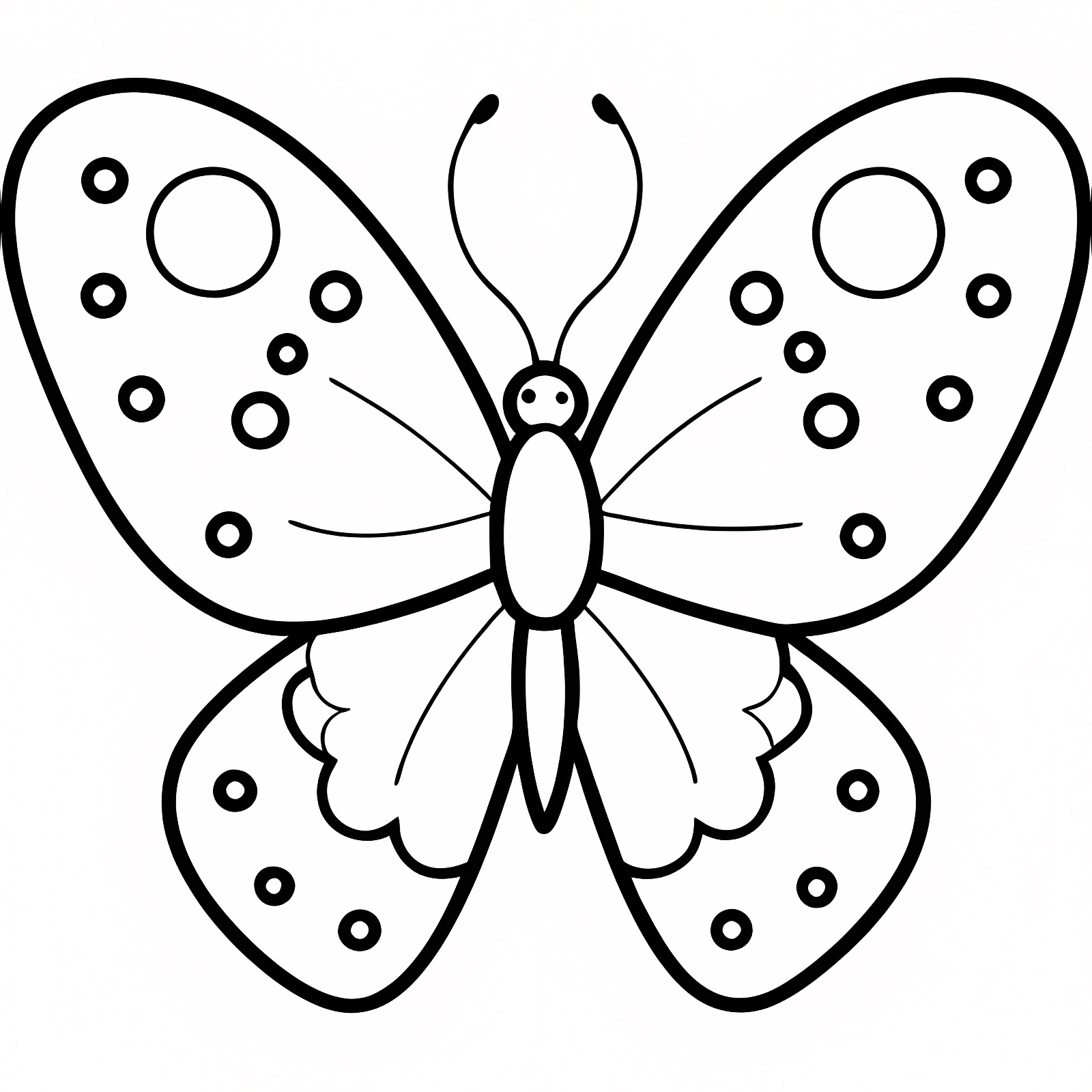 Papillon coloriage pages — Coloriage à imprimer gratuit