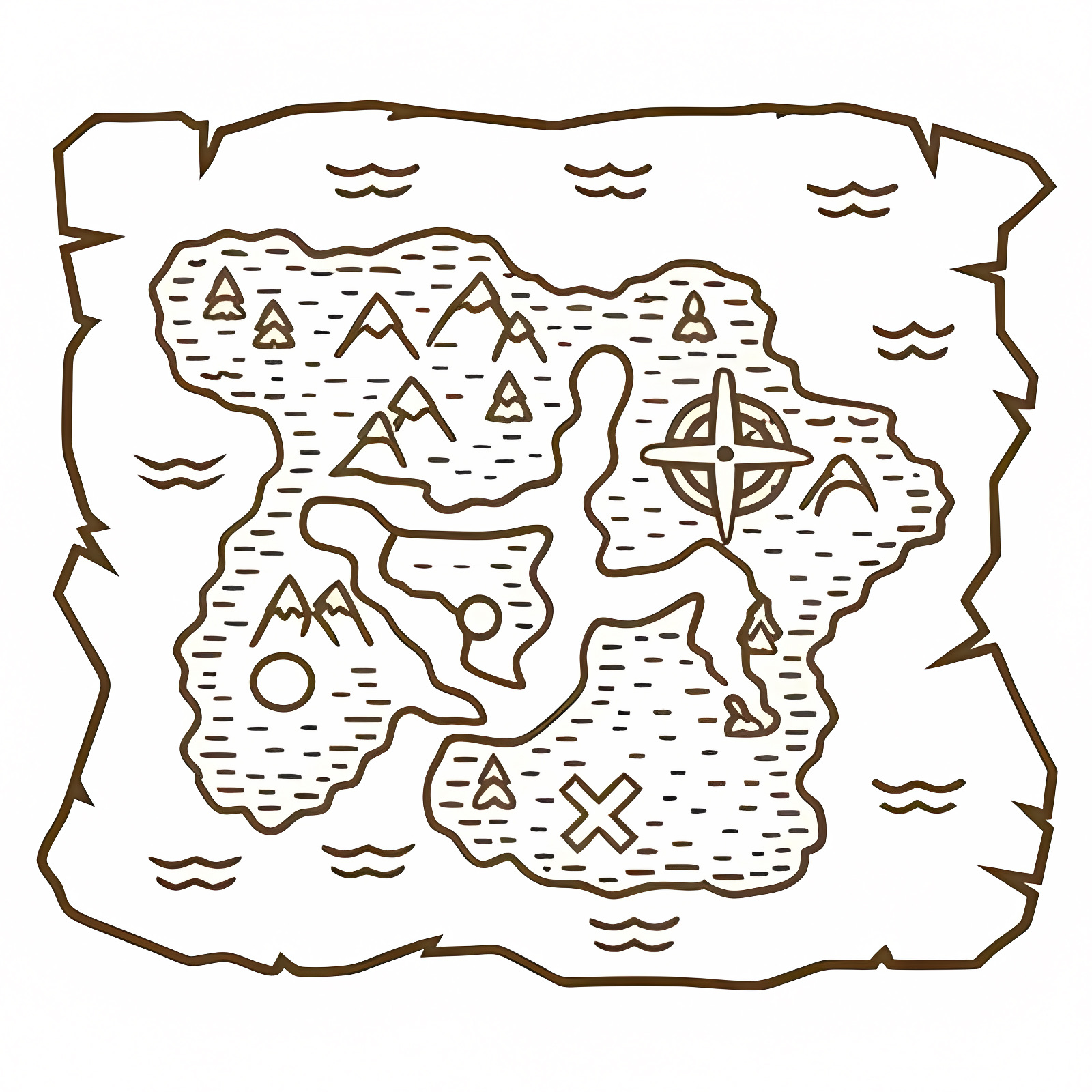 Navigation and discovery — Free printable coloring page