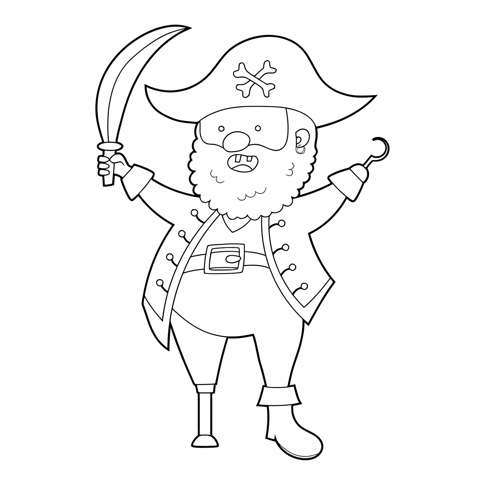 Carte au trésor — Coloriage à imprimer gratuit