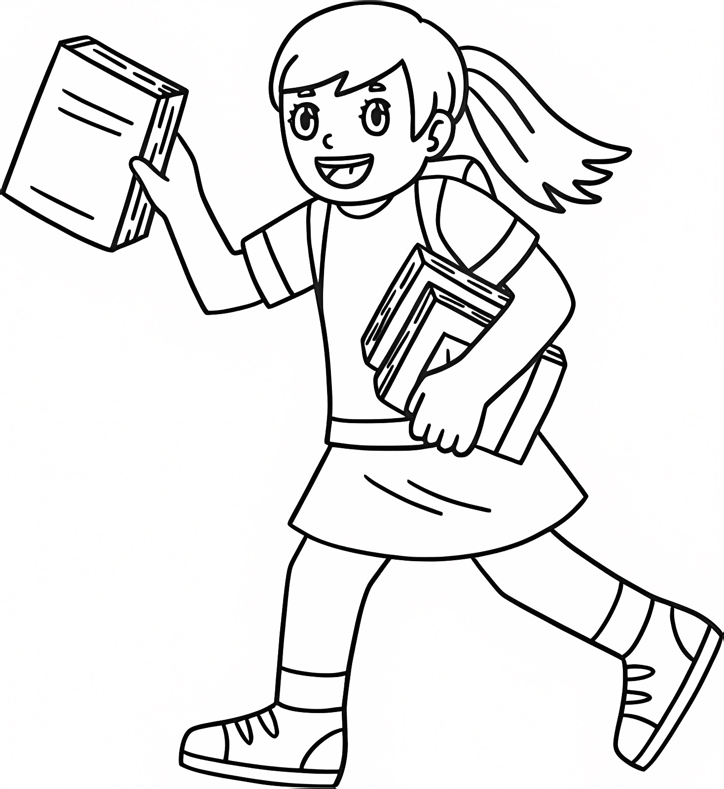 Crayons de couleur — Coloriage à imprimer gratuit