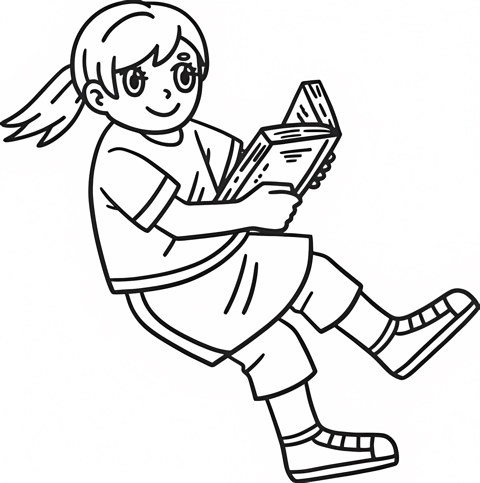 Cartable de rentrée — Coloriage à imprimer gratuit