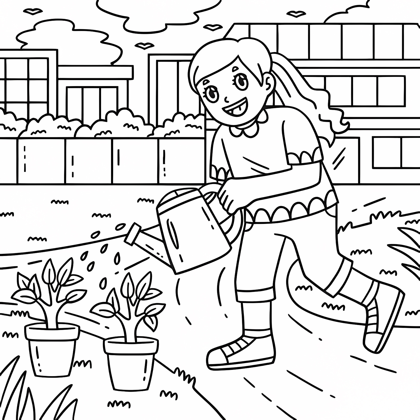 Fournitures scolaires — Coloriage à imprimer gratuit