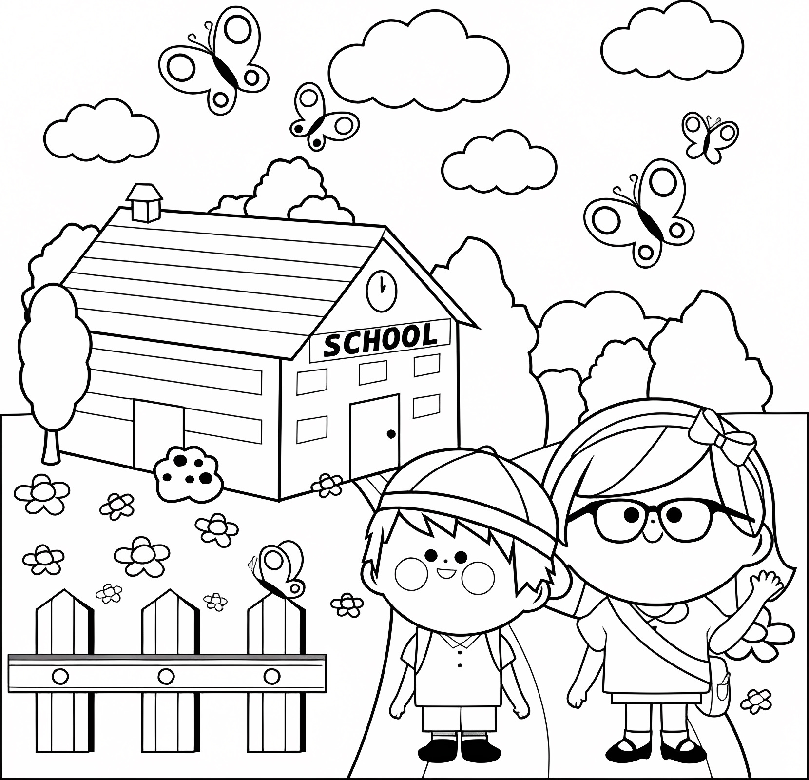 Globe — Free printable coloring page