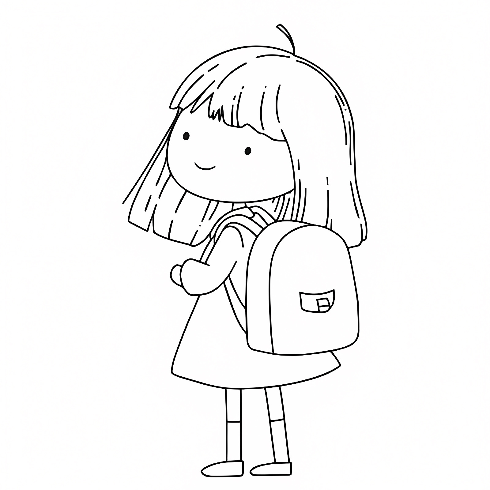 Livre et cahier — Coloriage à imprimer gratuit