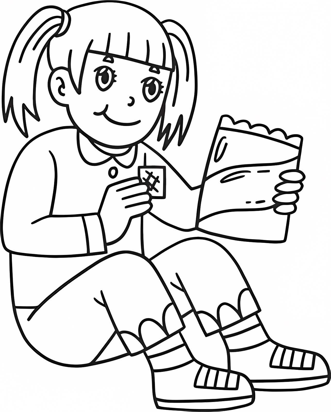 School bus — Free printable coloring page