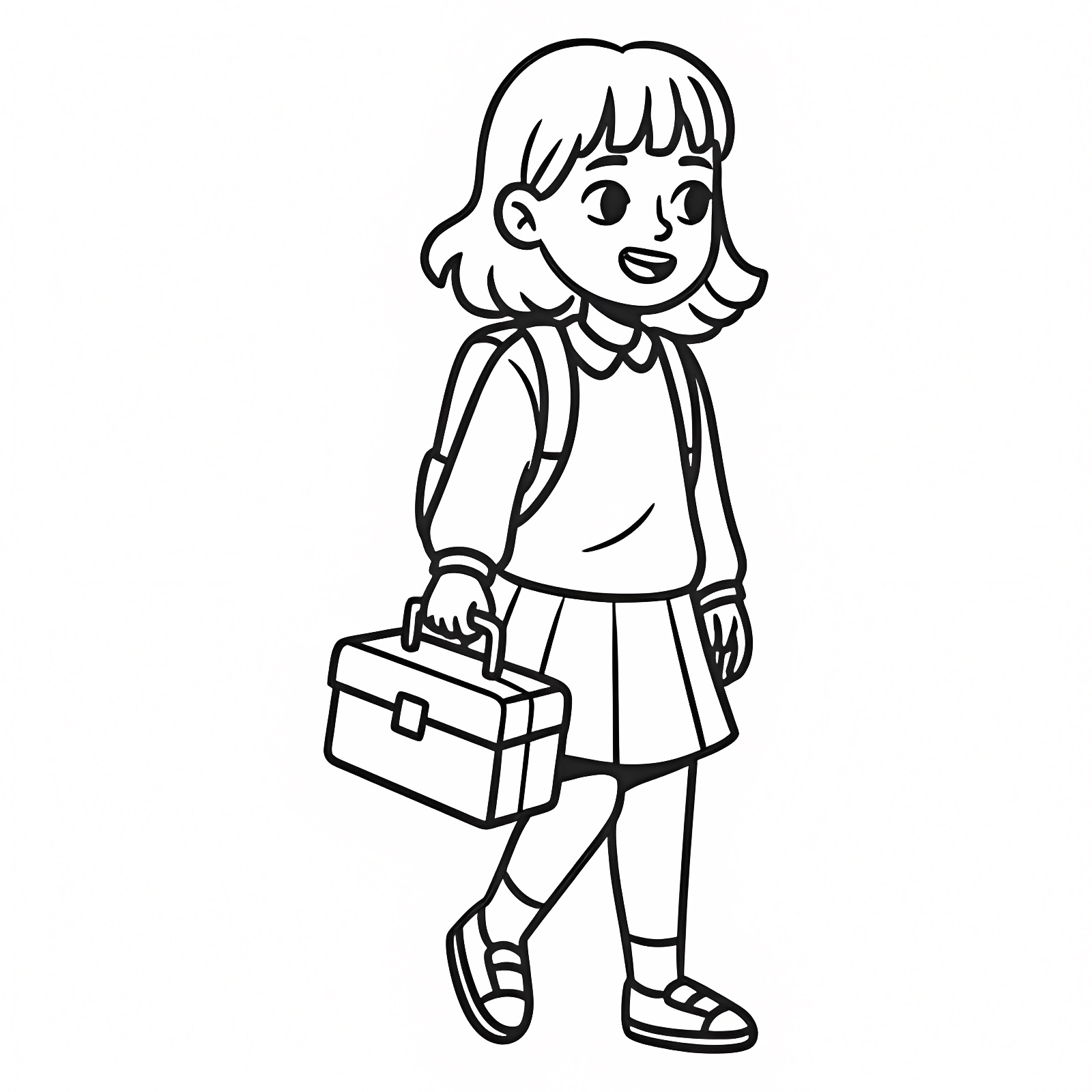 Crayons de couleur — Coloriage à imprimer gratuit