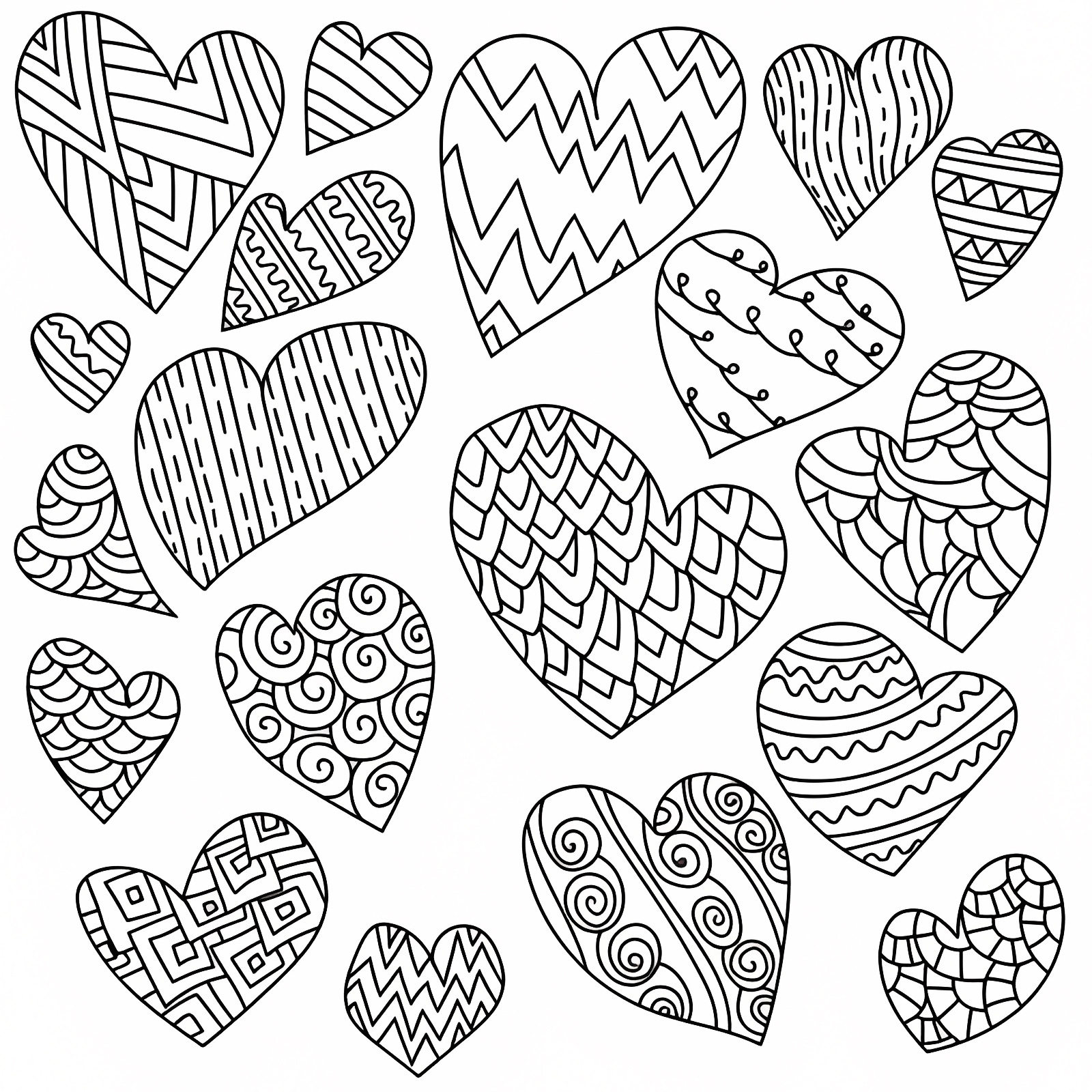 Rose bouquet — Free printable coloring page