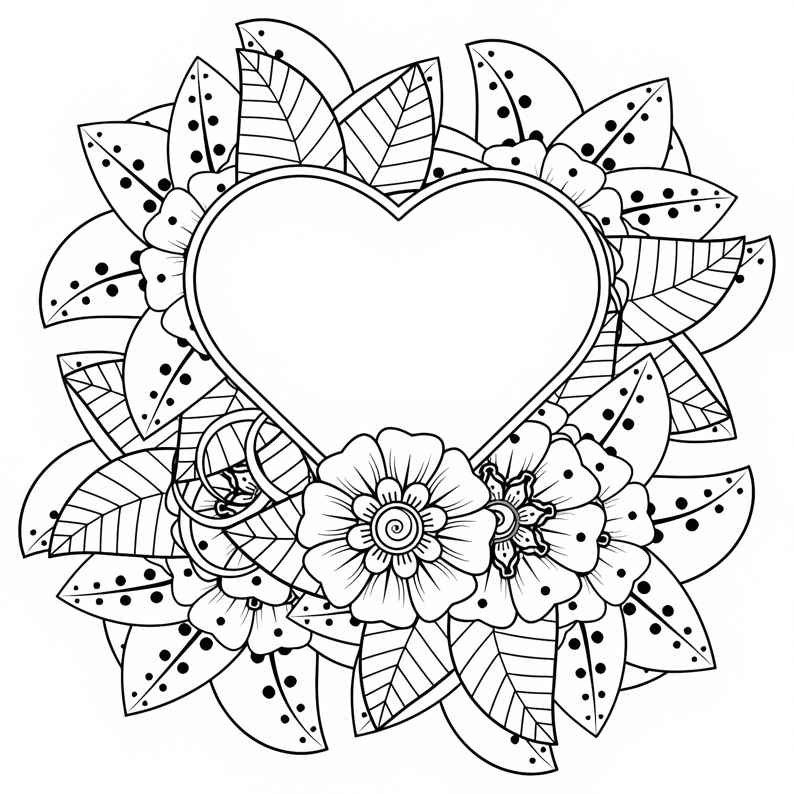 Cupidon et flèche — Coloriage à imprimer gratuit