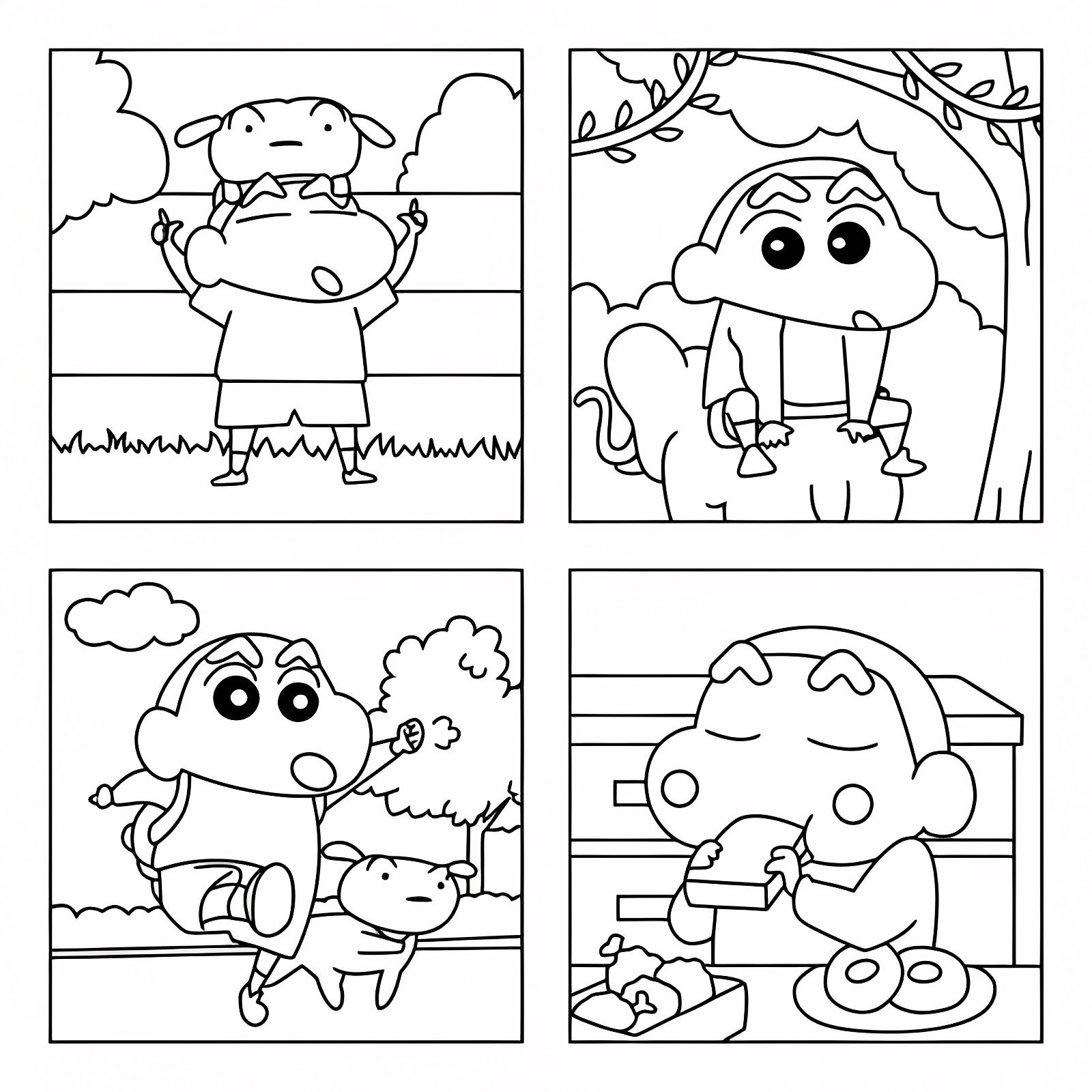Lapin adorable pour les petits — Coloriage à imprimer gratuit
