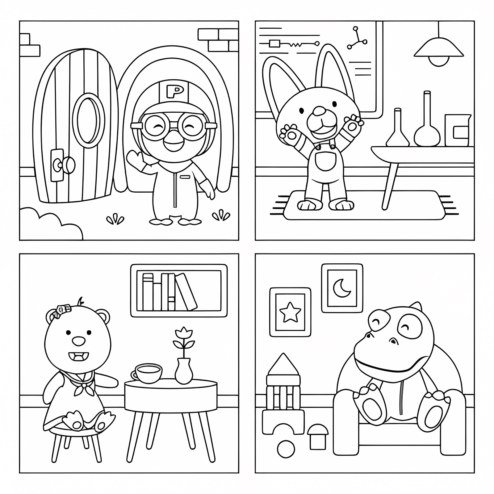 Ours en peluche joueur — Coloriage à imprimer gratuit