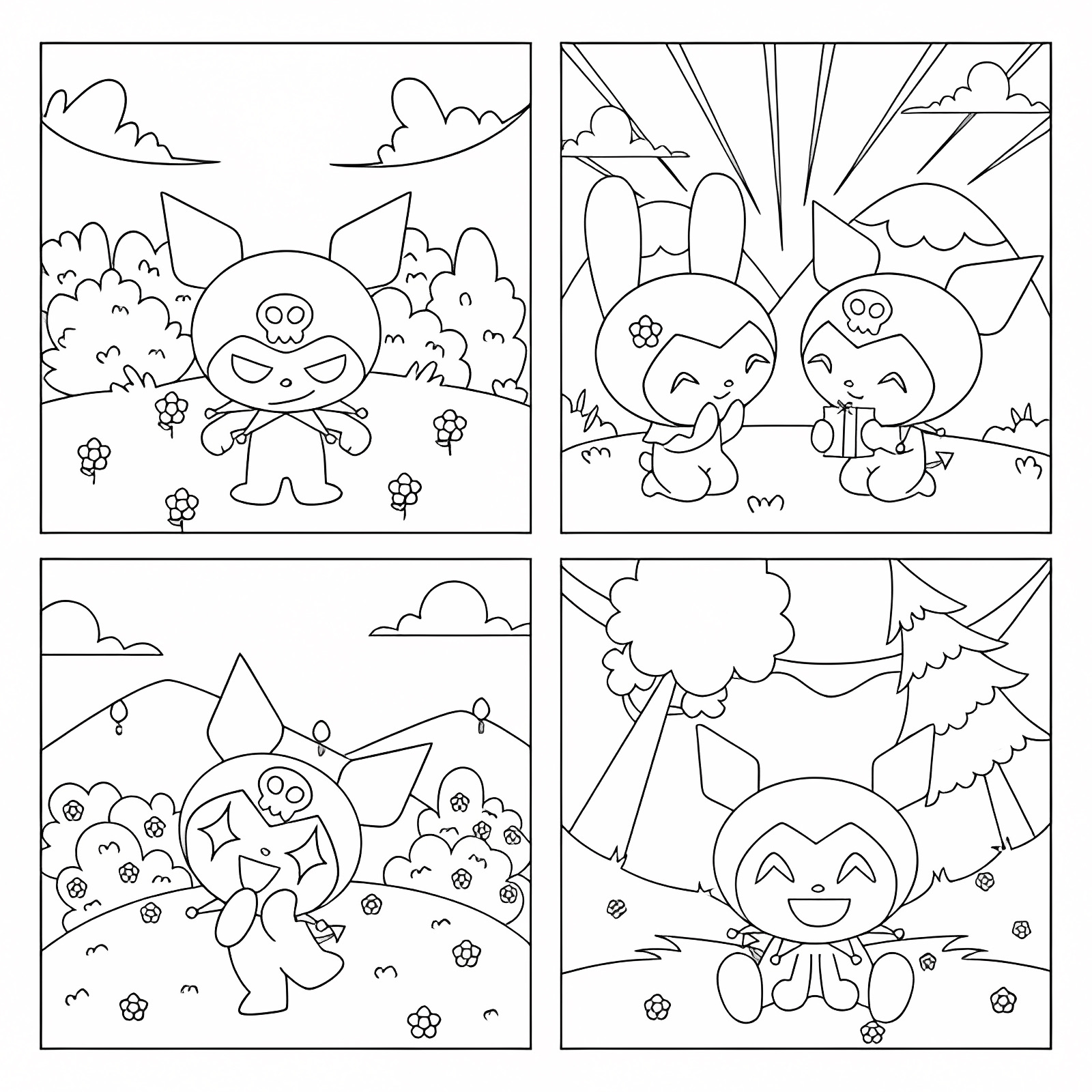 Manchot dans la saison froide — Coloriage à imprimer gratuit