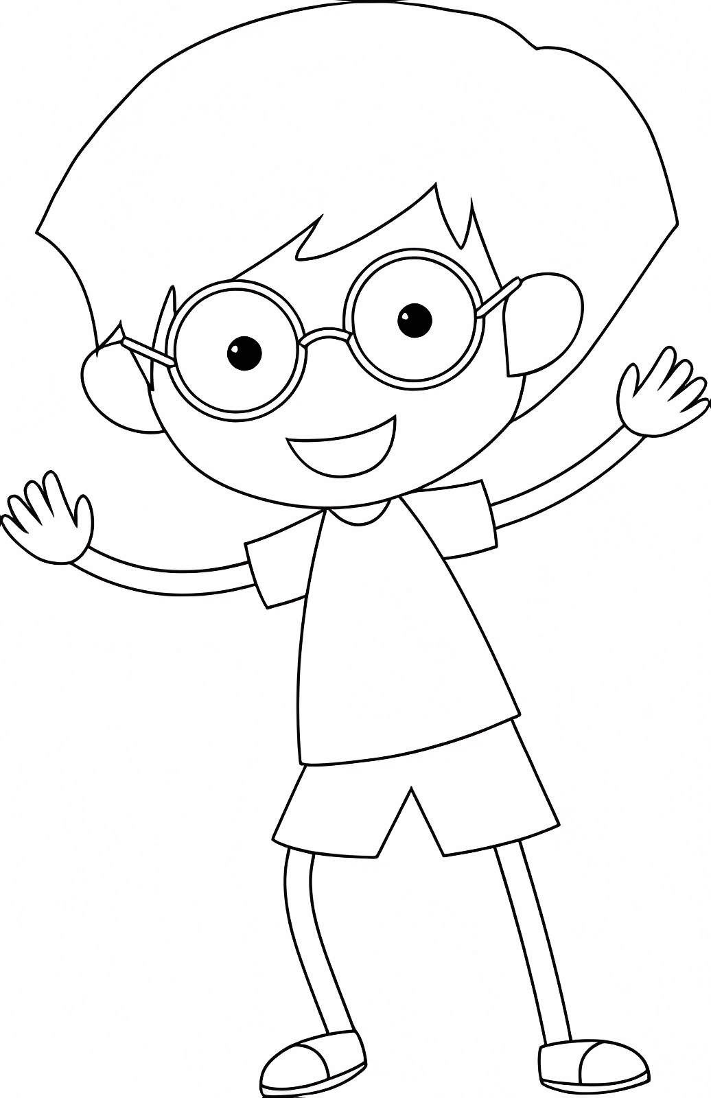 Super-fille intrépide — Coloriage à imprimer gratuit