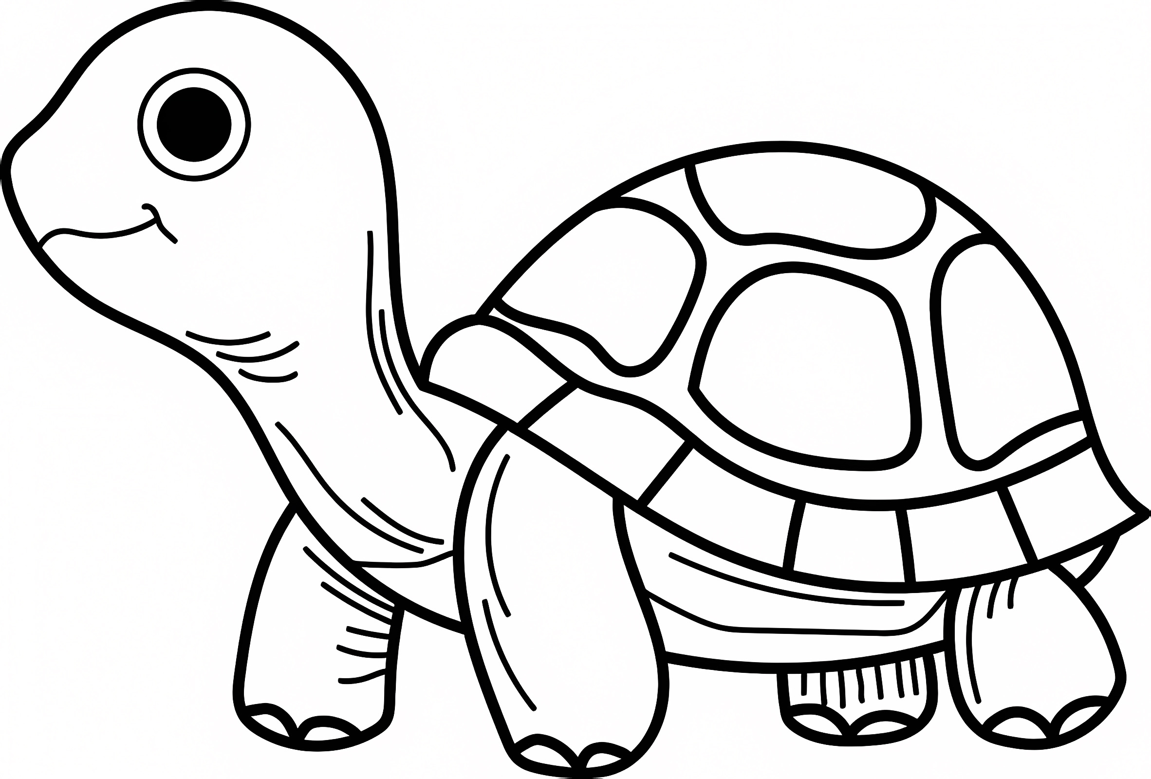 Tortue marine — Coloriage à imprimer gratuit