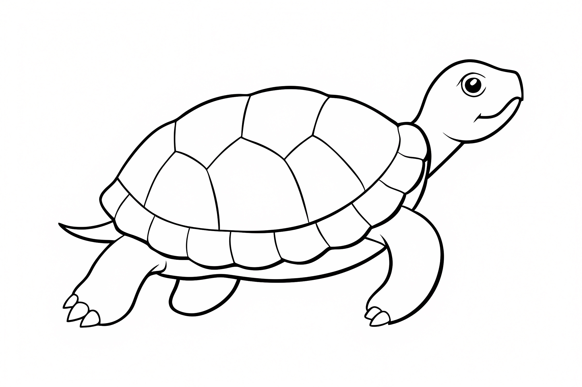 Tortue de mer — Coloriage à imprimer gratuit