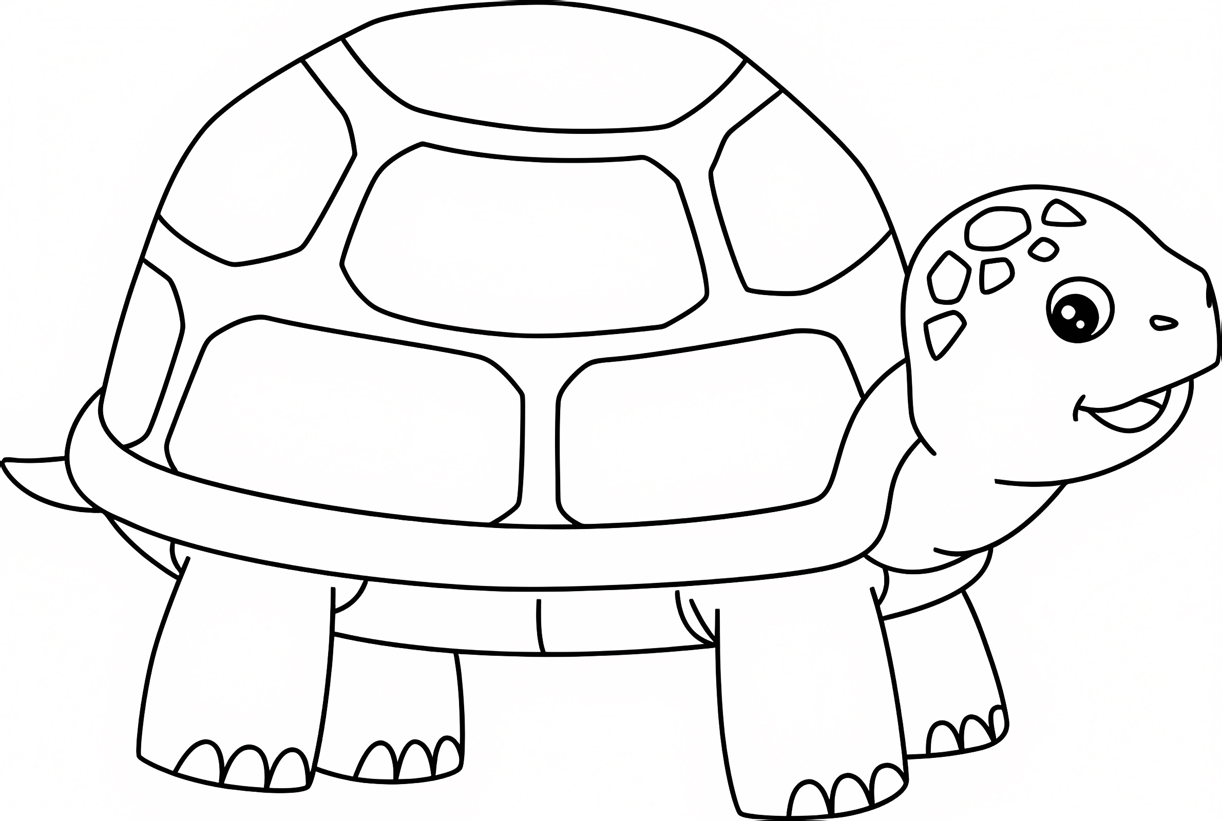 Bébé tortue — Coloriage à imprimer gratuit